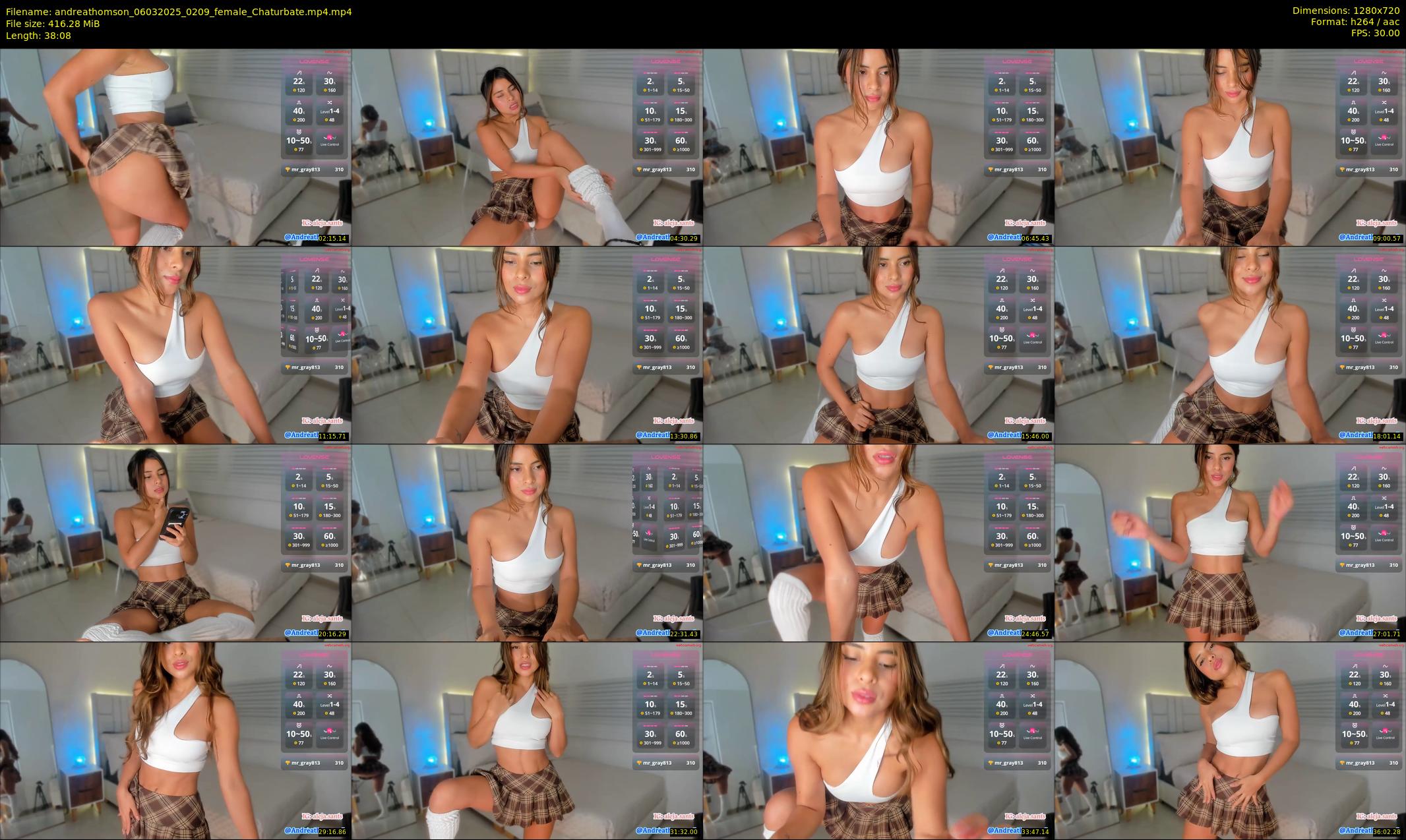 andreathomson — 39 minute Chaturbate female cam show recording, 720p, Mar 6, 2025