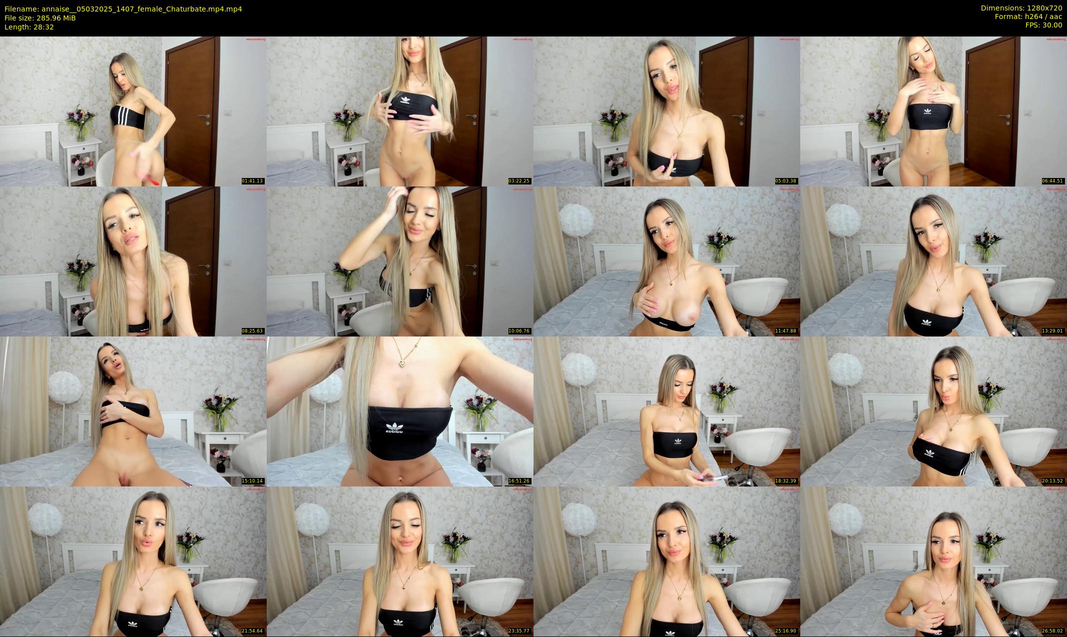 annaise_ — 29 minute Chaturbate female cam show recording, 720p, Mar 5, 2025