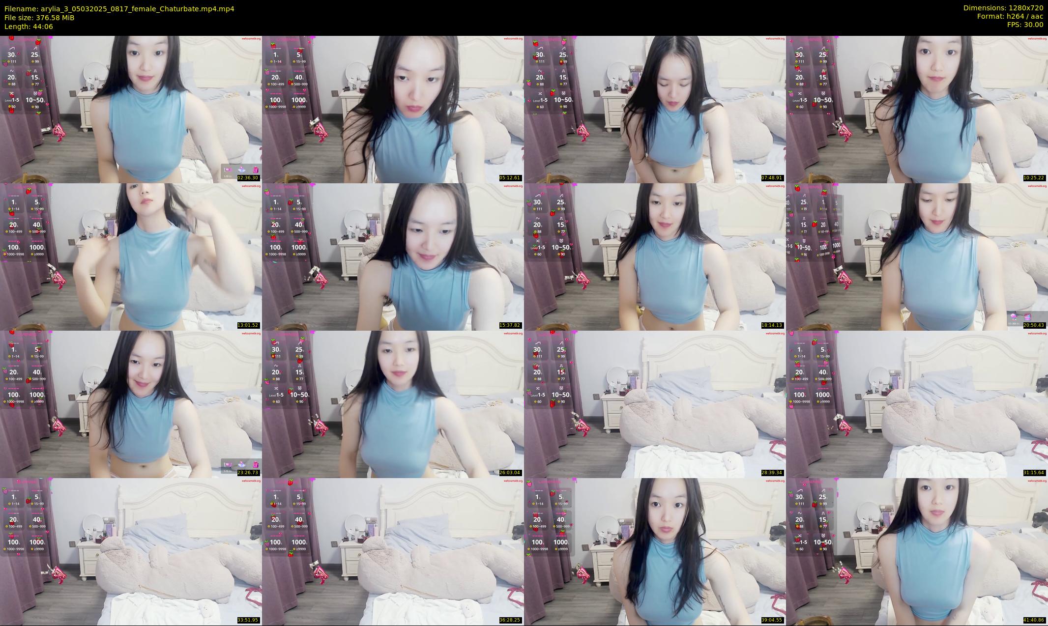 arylia_3 — 45 minute Chaturbate female cam show recording, 720p, Mar 5, 2025