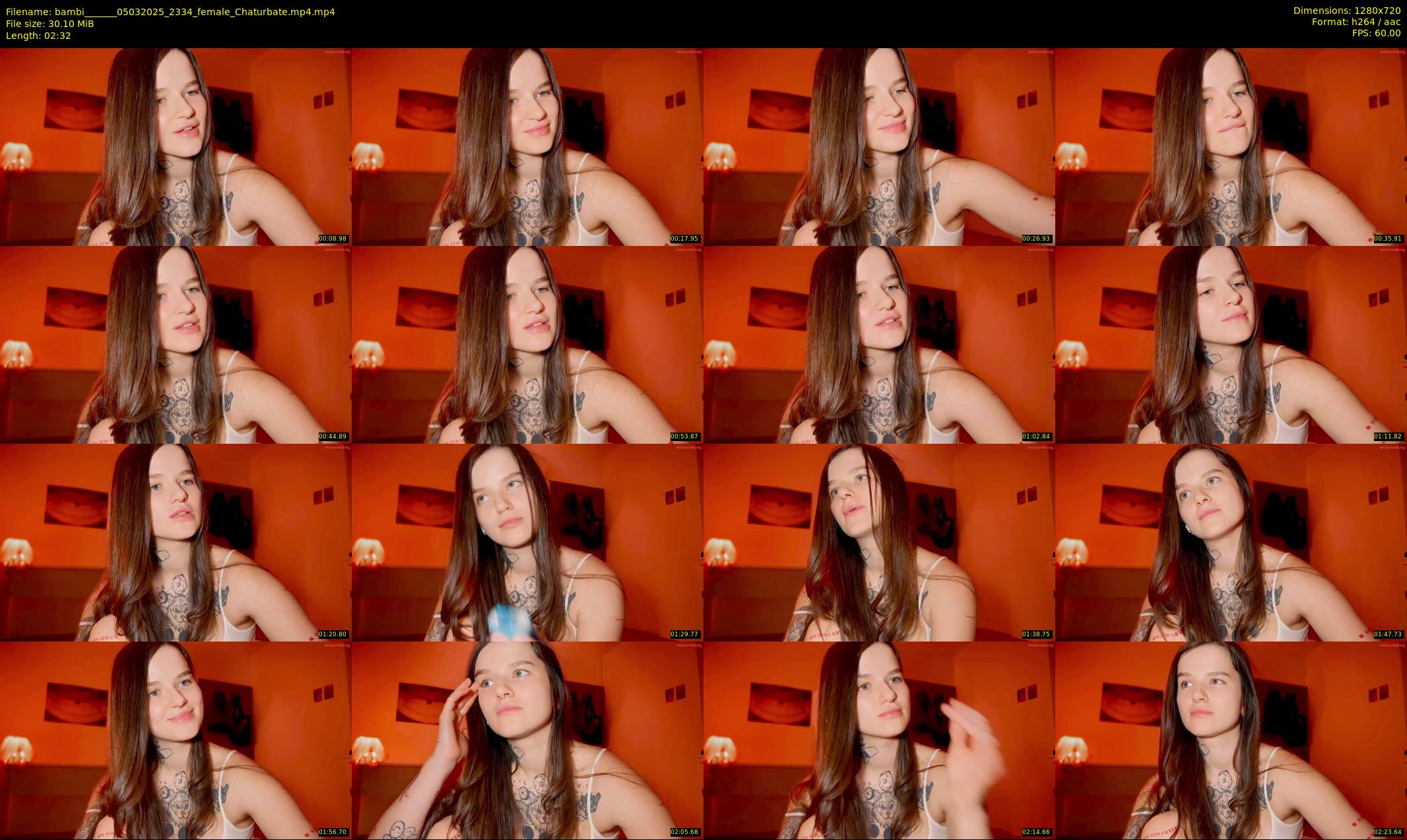 bambi______ — 3 minute Chaturbate female cam show recording, 720p, Mar 5, 2025