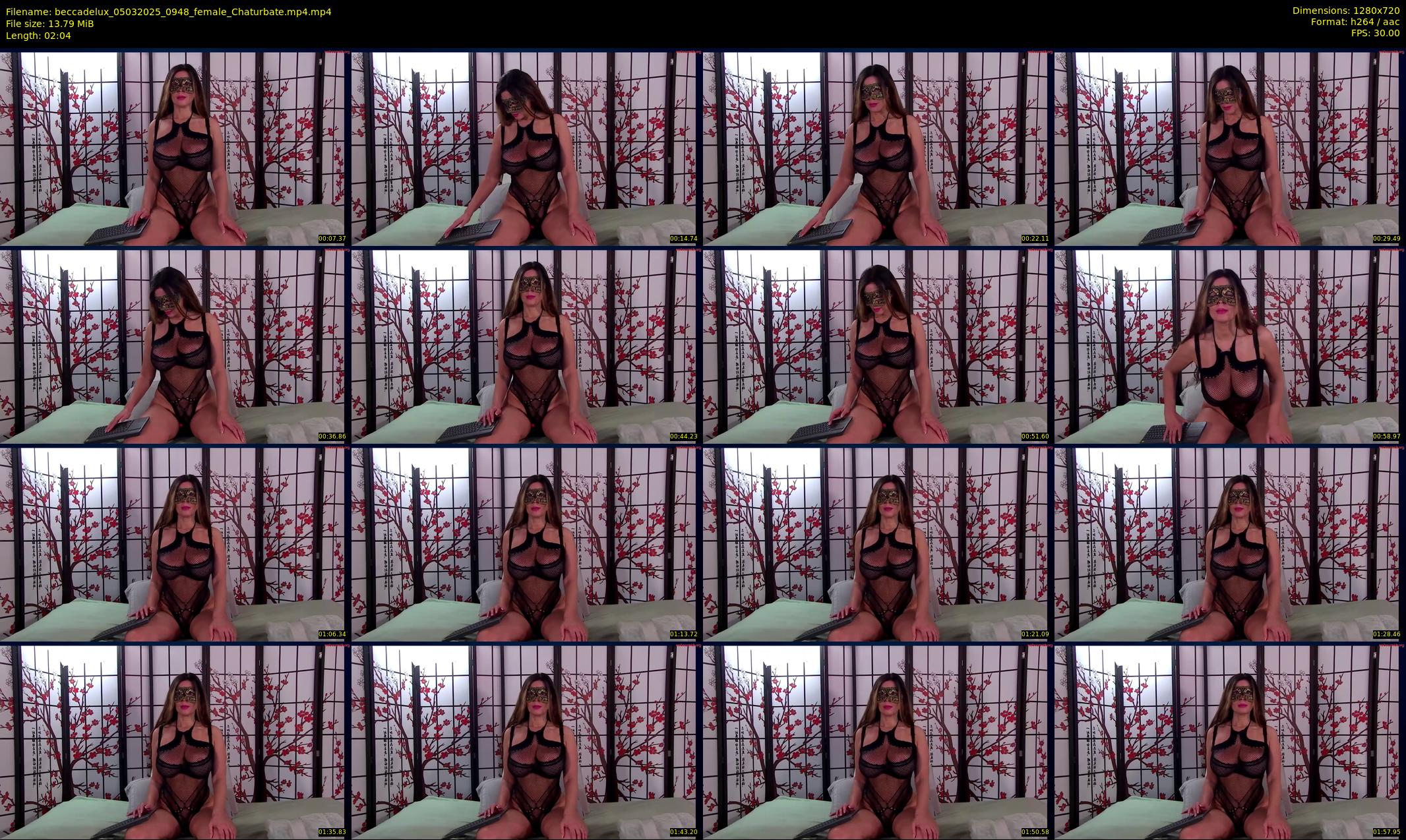 beccadelux — 3 minute Chaturbate female cam show recording, 720p, Mar 5, 2025