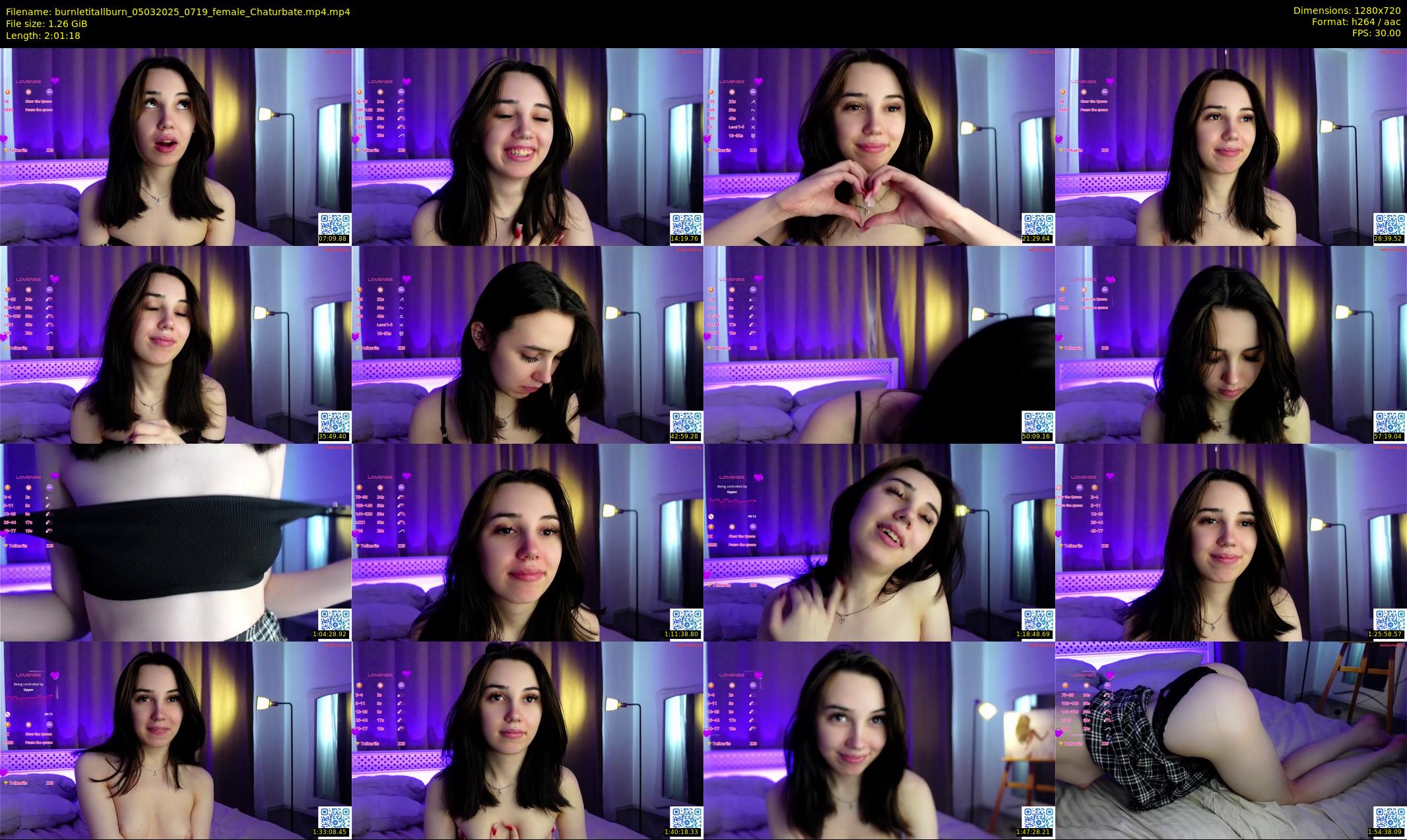 burnletitallburn — 122 minute Chaturbate female cam show recording, 720p, Mar 5, 2025