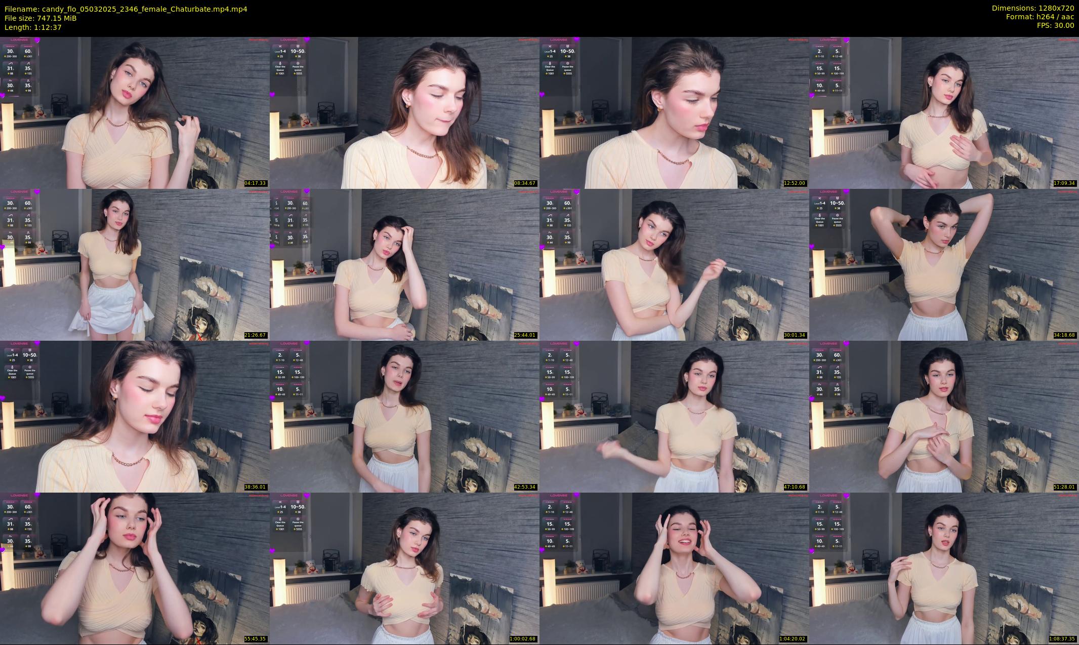 candy_flo — 73 minute Chaturbate female cam show recording, 720p, Mar 5, 2025