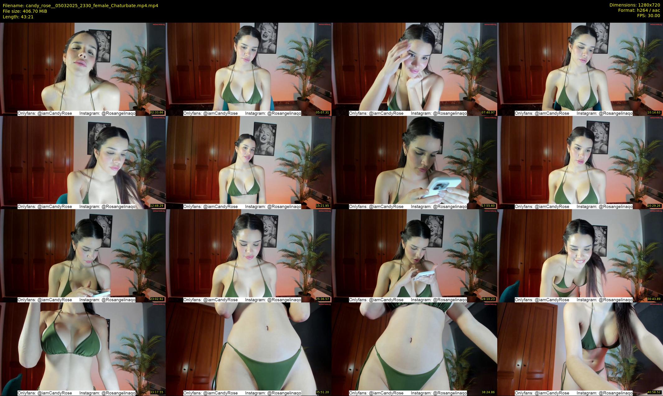 candy_rose_ — 44 minute Chaturbate female cam show recording, 720p, Mar 5, 2025