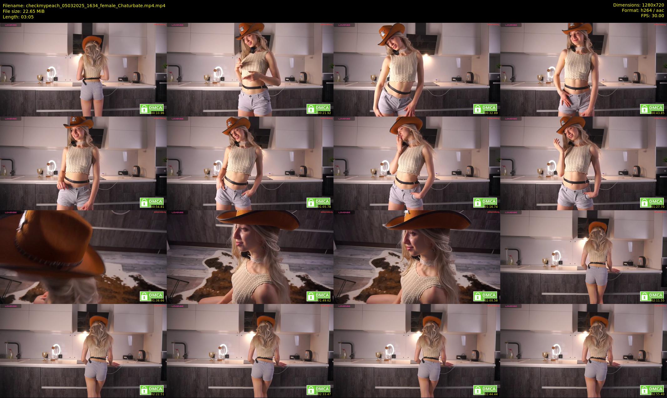 checkmypeach — 4 minute Chaturbate female cam show recording, 720p, Mar 5, 2025