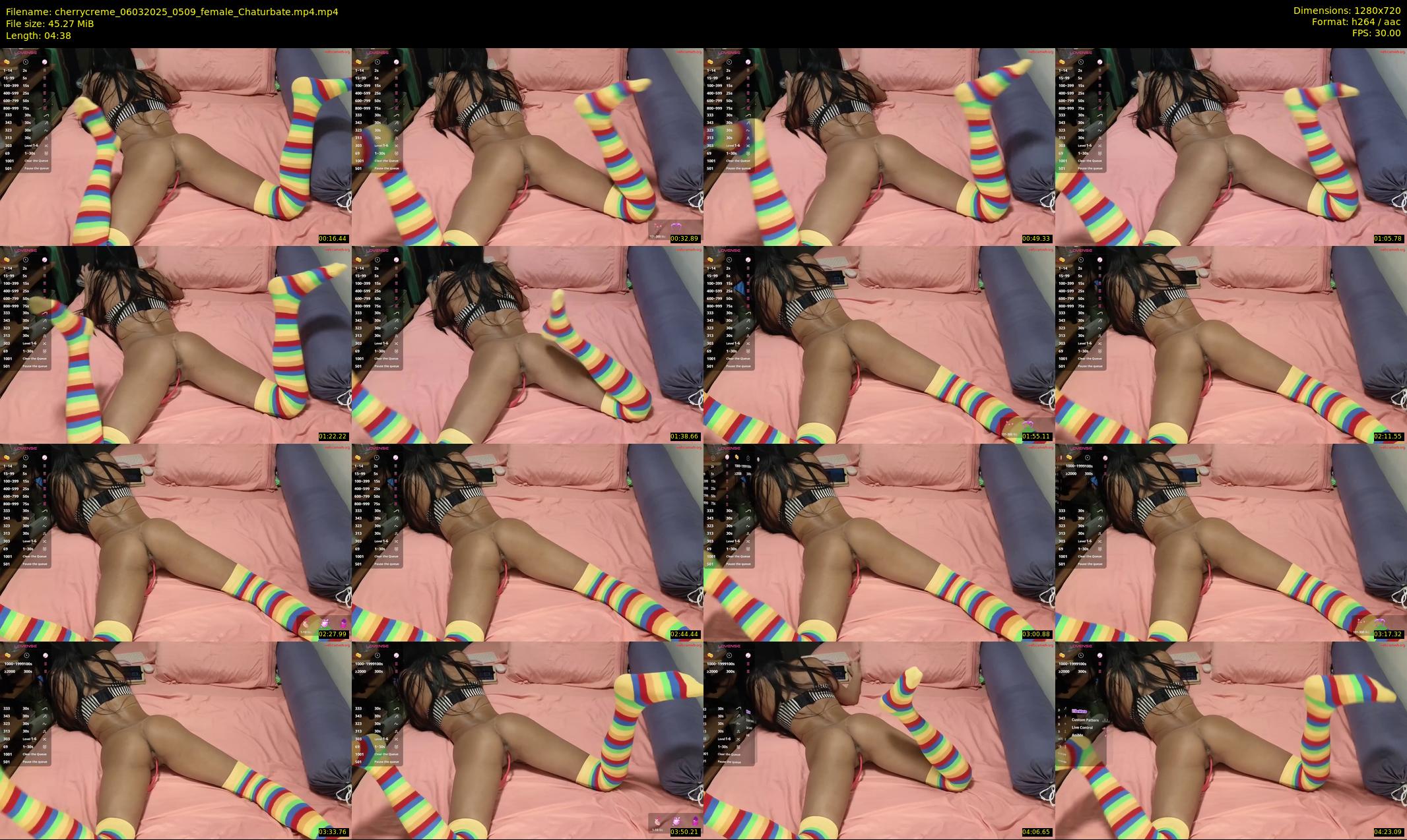cherrycreme — 5 minute Chaturbate female cam show recording, 720p, Mar 6, 2025