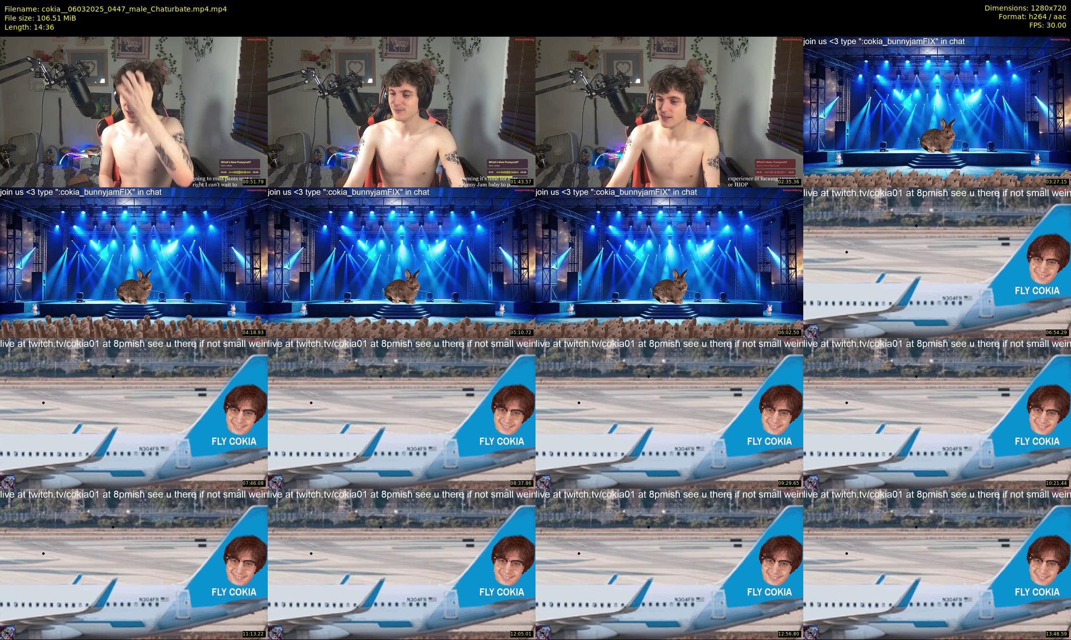cokia_ — 15 minute Chaturbate male cam show recording, 720p, Mar 6, 2025