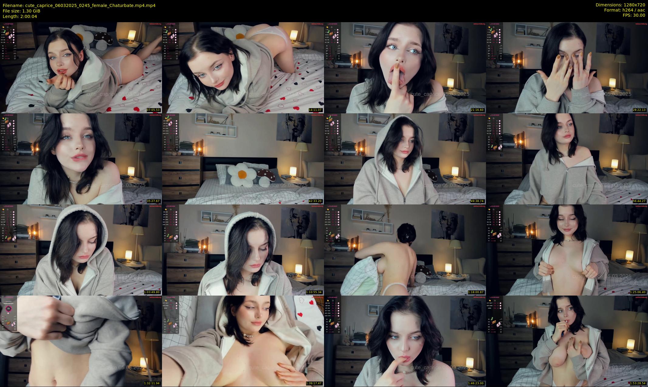 cute_caprice — 121 minute Chaturbate female cam show recording, 720p, Mar 6, 2025