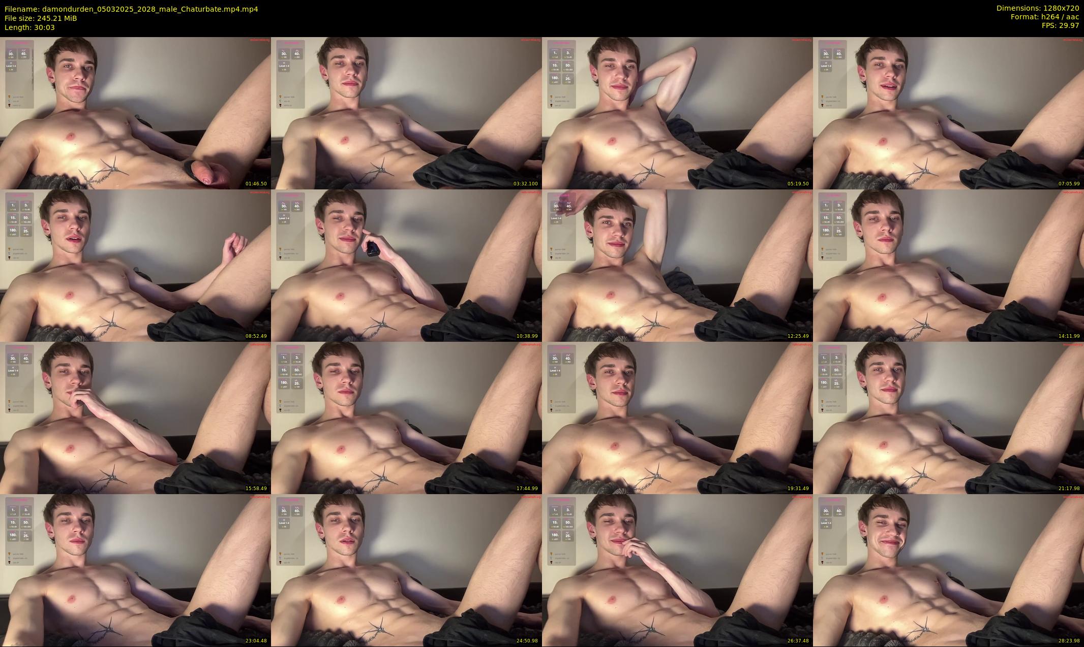 damondurden — 31 minute Chaturbate male cam show recording, 720p, Mar 5, 2025