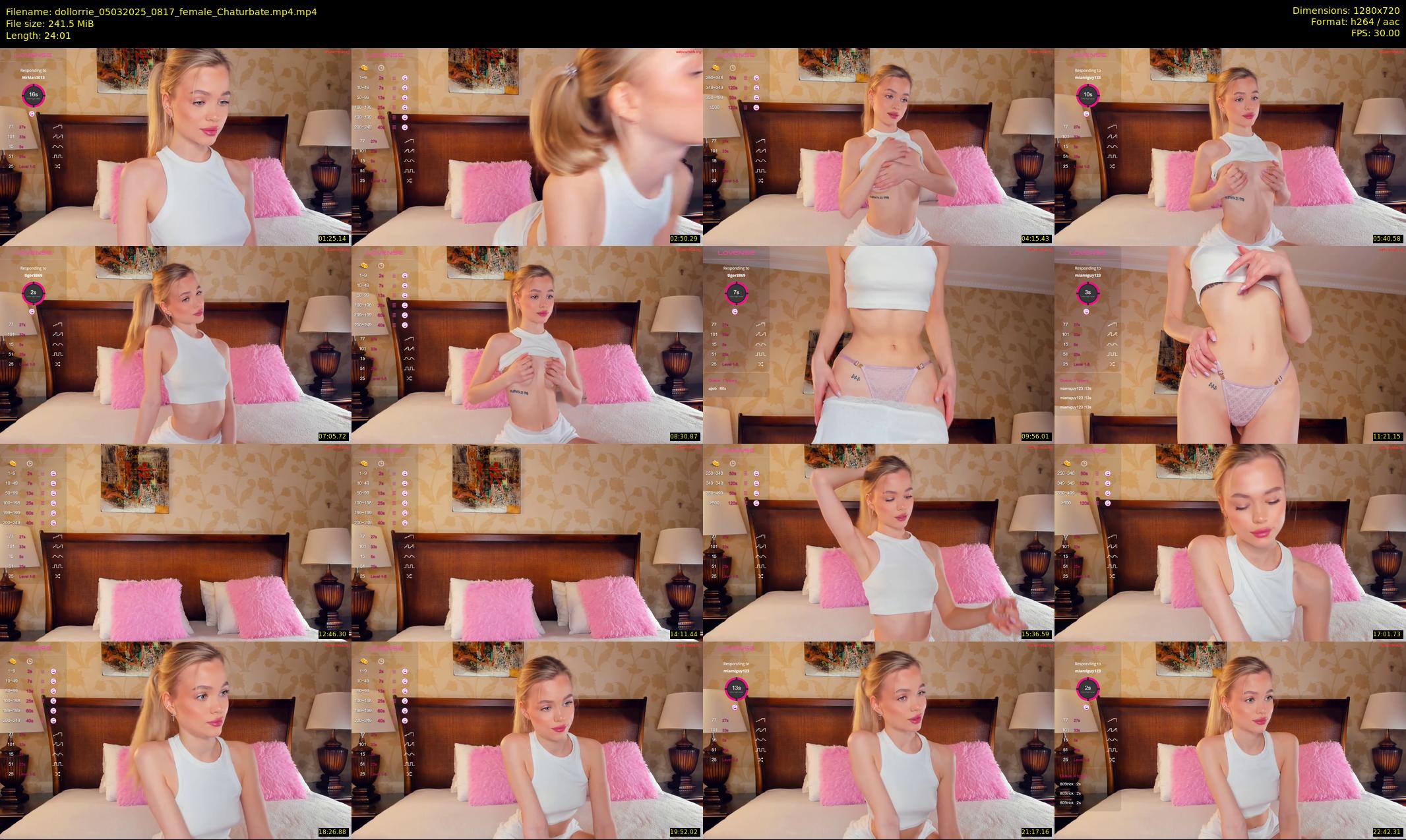dollorrie — 25 minute Chaturbate couple cam show recording, 720p, Mar 5, 2025