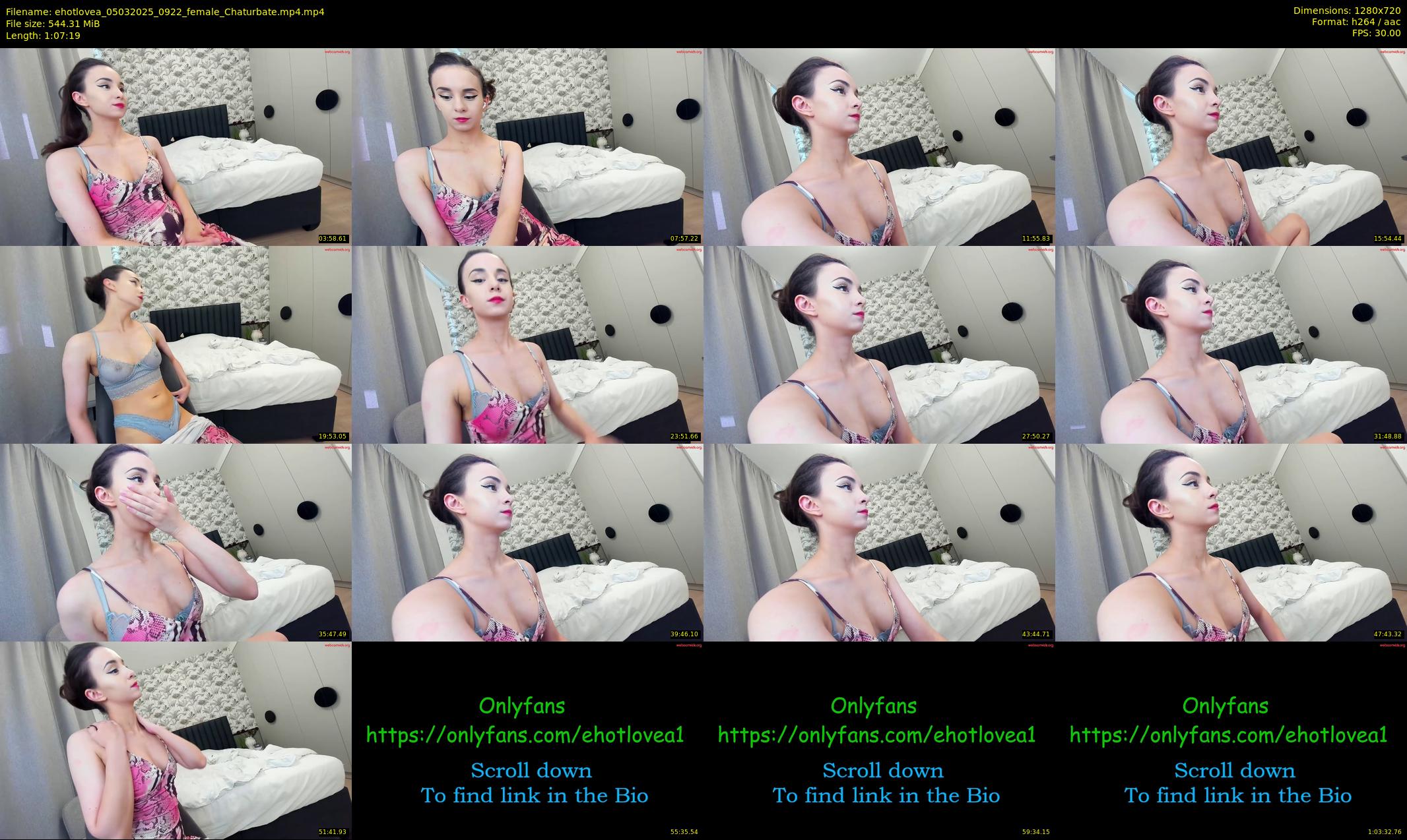 ehotlovea — 68 minute Chaturbate female cam show recording, 720p, Mar 5, 2025
