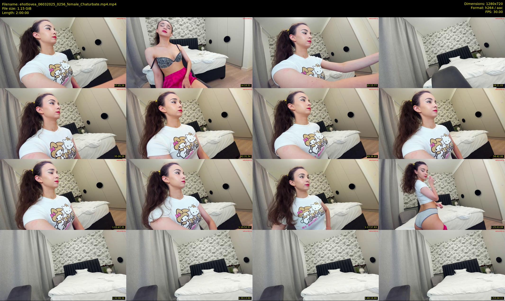 ehotlovea — 120 minute Chaturbate female cam show recording, 720p, Mar 6, 2025