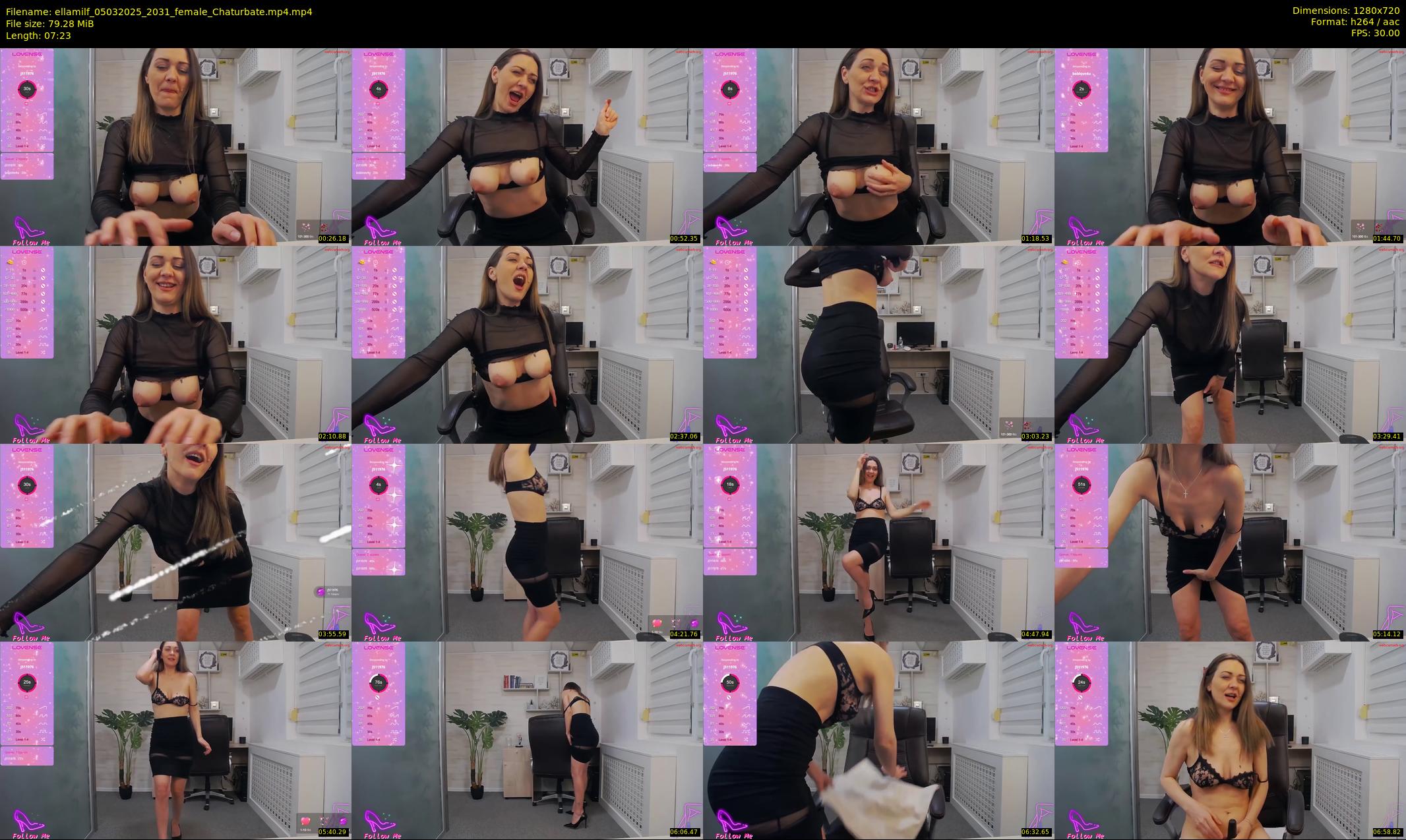 ellamilf — 8 minute Chaturbate female cam show recording, 720p, Mar 5, 2025