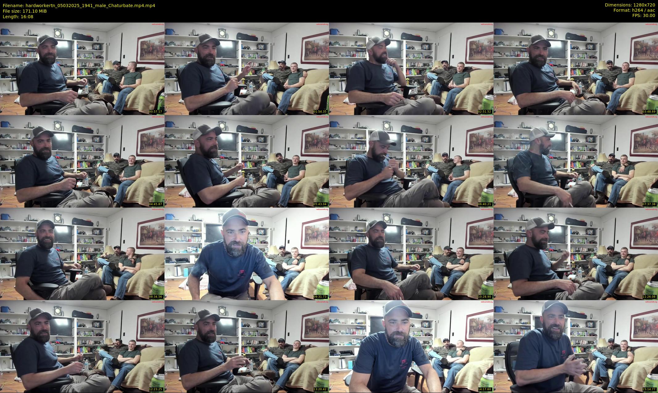 hardworkertn — 17 minute Chaturbate male cam show recording, 720p, Mar 5, 2025