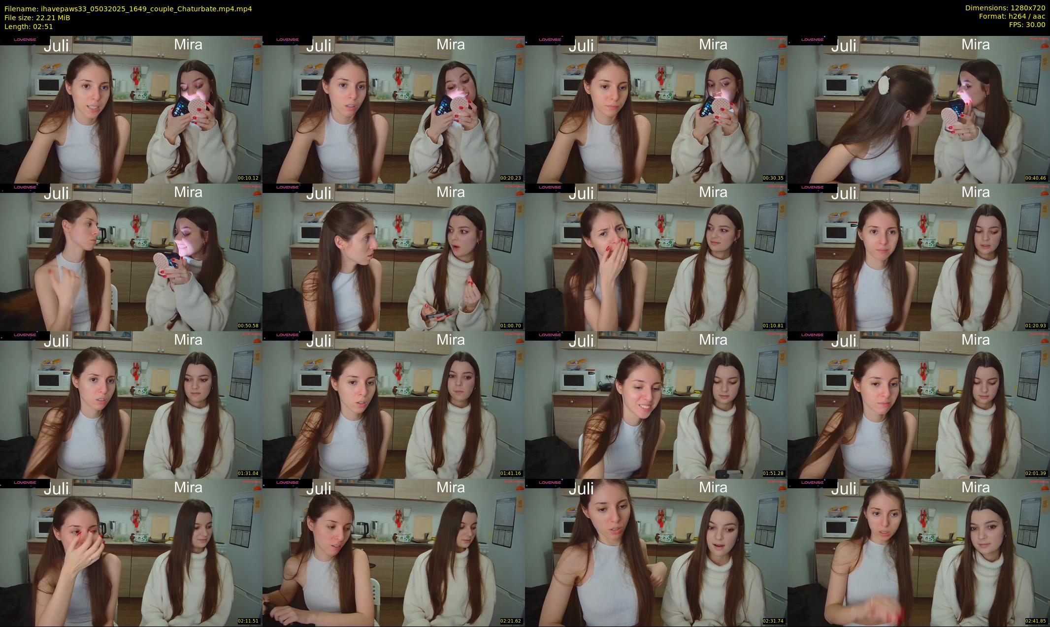 ihavepaws33 — 3 minute Chaturbate couple cam show recording, 720p, Mar 5, 2025