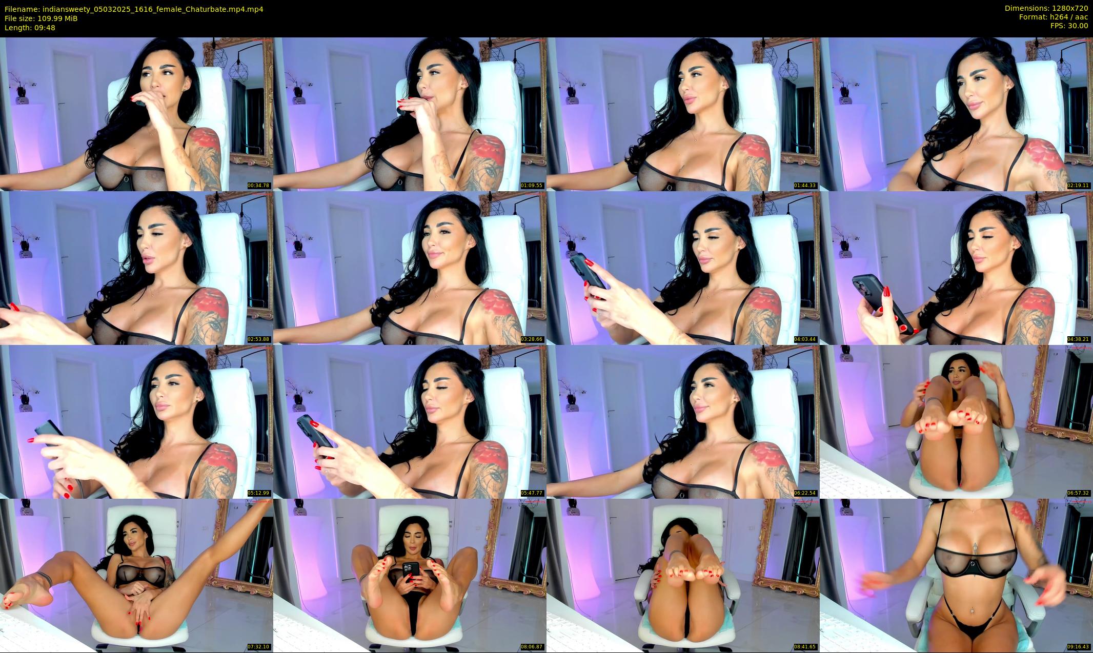 indiansweety — 10 minute Chaturbate female cam show recording, 720p, Mar 5, 2025