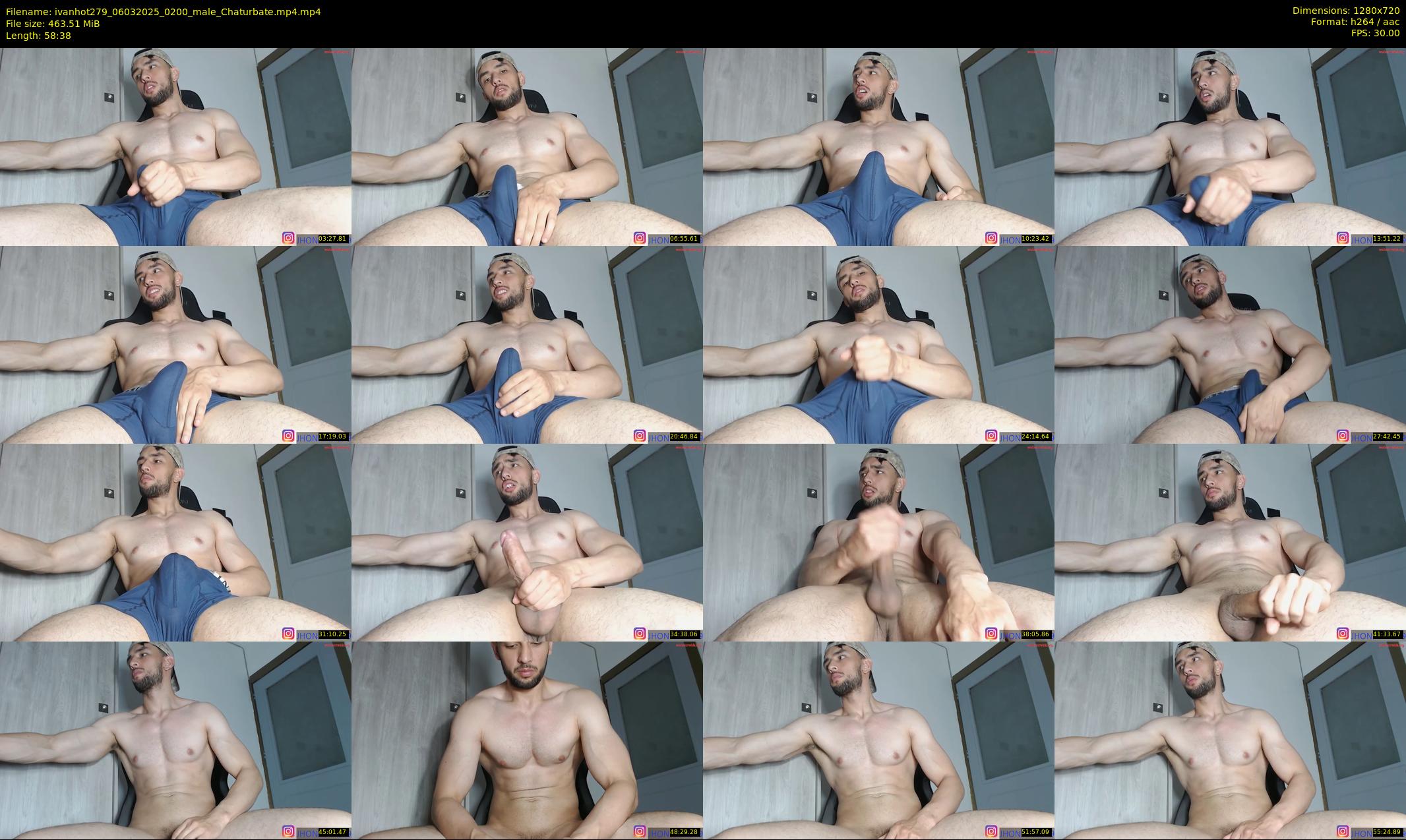 ivanhot279 — 59 minute Chaturbate male cam show recording, 720p, Mar 6, 2025