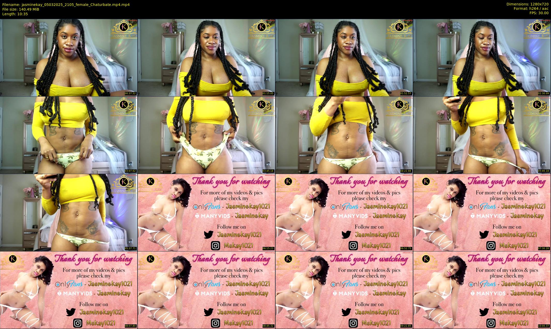 jasminekay — 11 minute Chaturbate female cam show recording, 720p, Mar 5, 2025