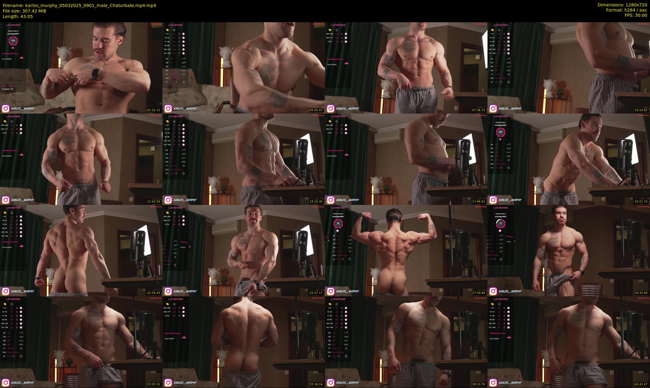 karlos_murphy — 44 minute Chaturbate male cam show recording, 720p, Mar 5, 2025