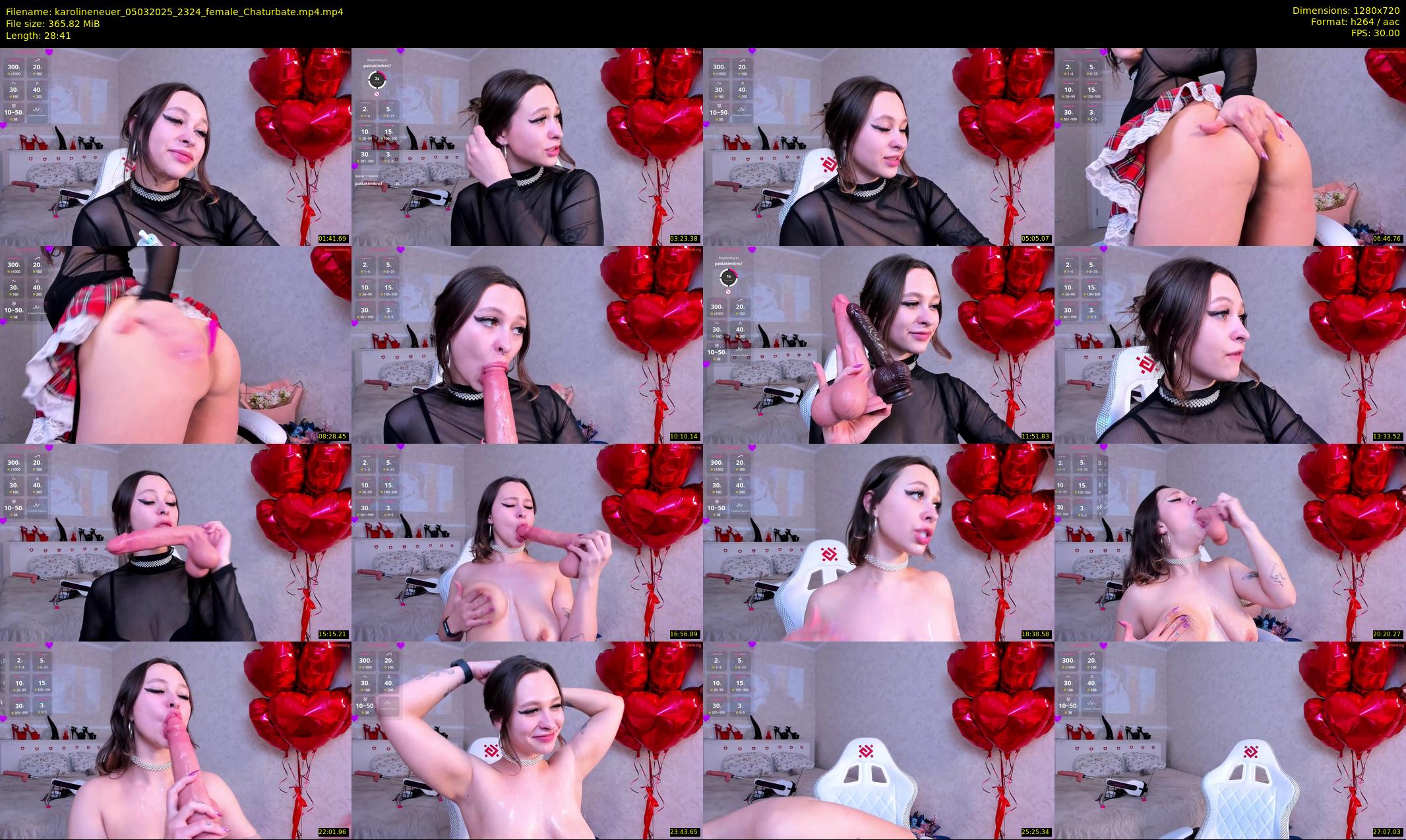 karolineneuer — 29 minute Chaturbate female cam show recording, 720p, Mar 5, 2025