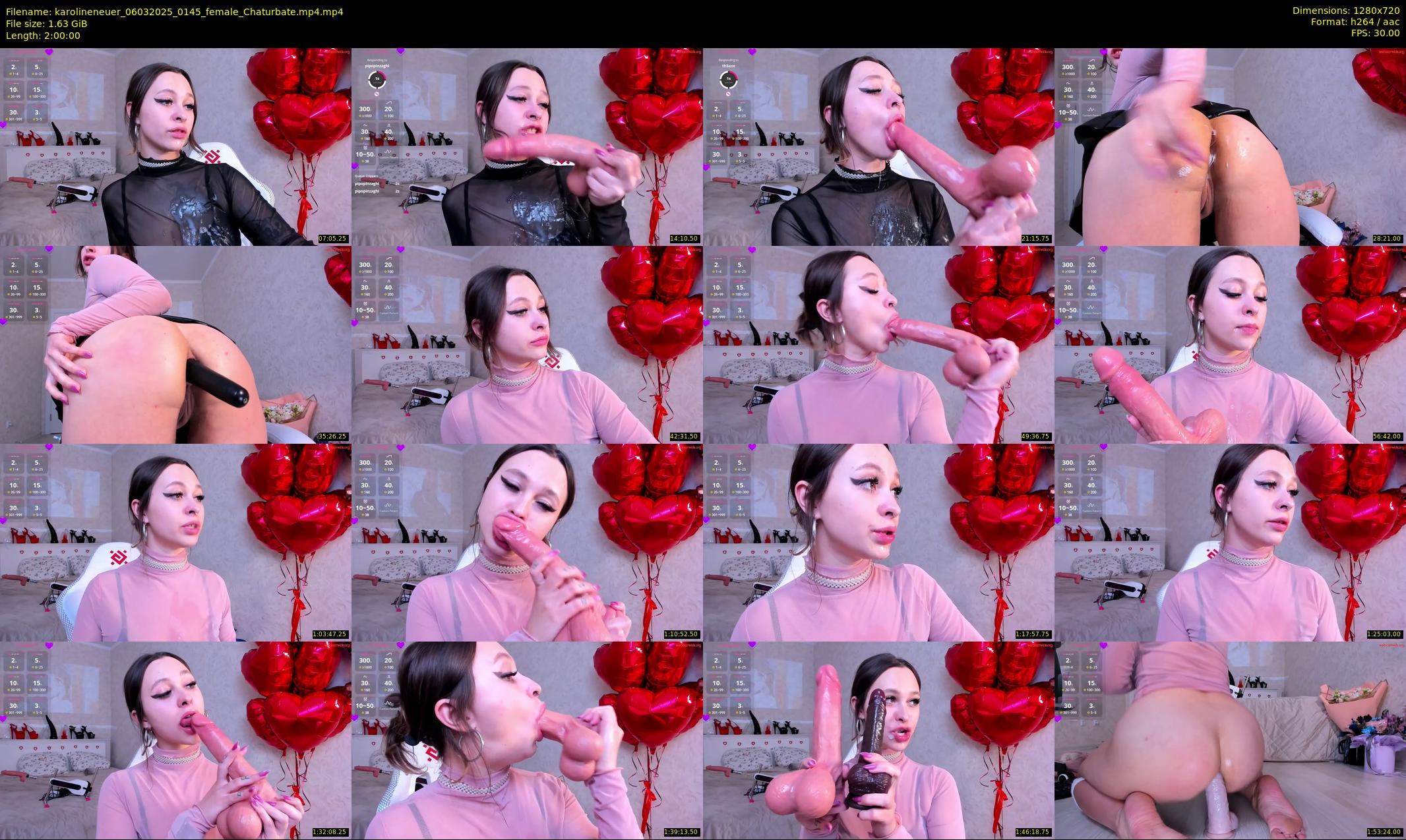 karolineneuer — 120 minute Chaturbate female cam show recording, 720p, Mar 6, 2025