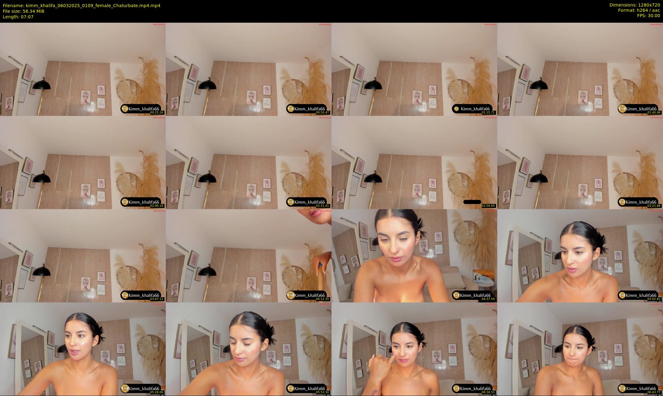 kimm_khalifa — 8 minute Chaturbate female cam show recording, 720p, Mar 6, 2025