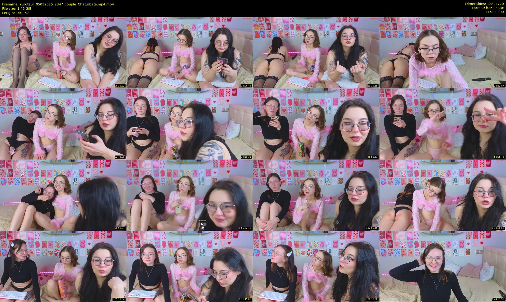 kuroteur — 111 minute Chaturbate couple cam show recording, 720p, Mar 5, 2025