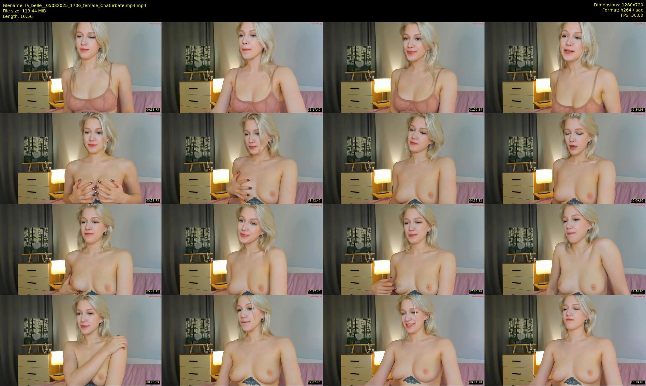 la_belle_ — 11 minute Chaturbate female cam show recording, 720p, Mar 5, 2025