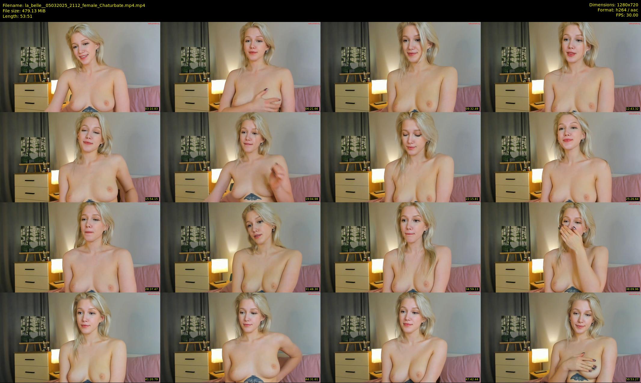 la_belle_ — 54 minute Chaturbate female cam show recording, 720p, Mar 5, 2025