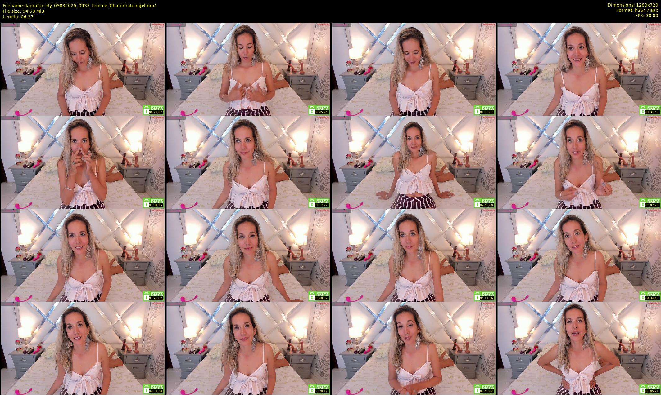 laurafarrely — 7 minute Chaturbate female cam show recording, 720p, Mar 5, 2025