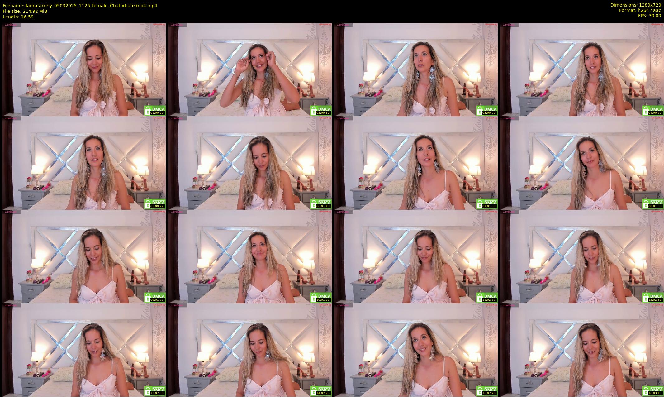 laurafarrely — 17 minute Chaturbate female cam show recording, 720p, Mar 5, 2025