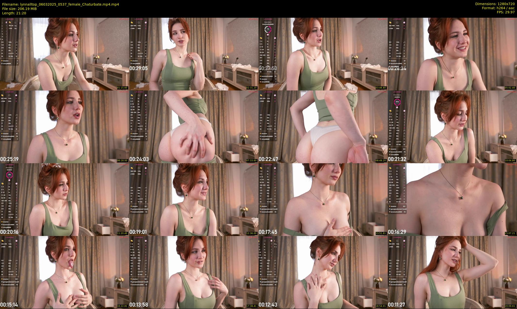 lynnalltop — 22 minute Chaturbate female cam show recording, 720p, Mar 6, 2025
