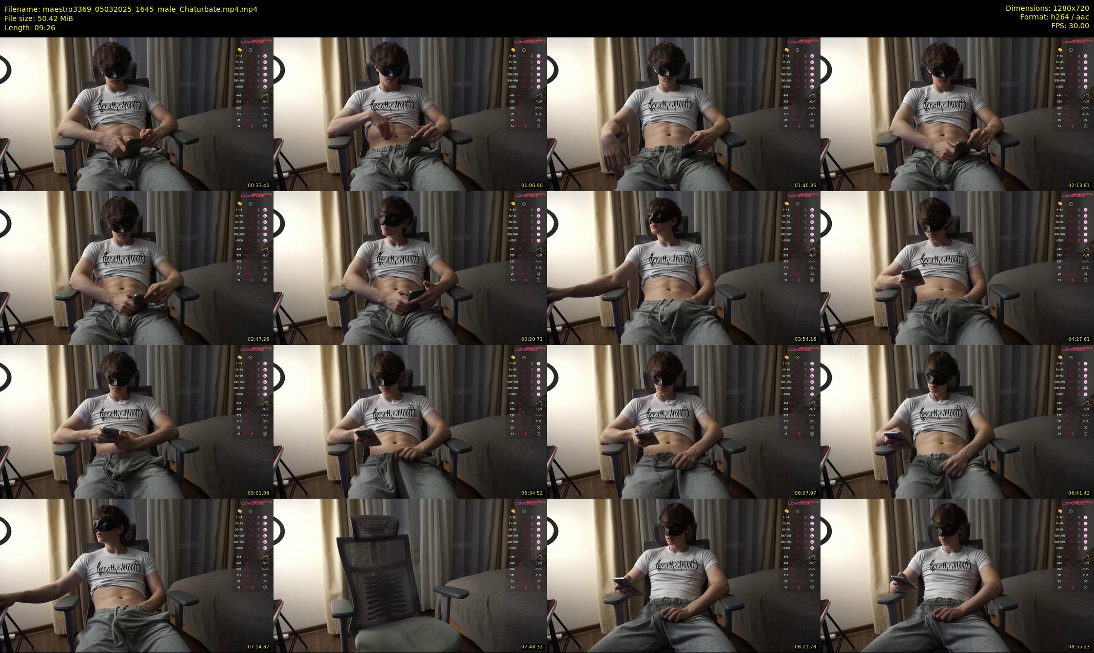 maestro3369 — 10 minute Chaturbate male cam show recording, 720p, Mar 5, 2025