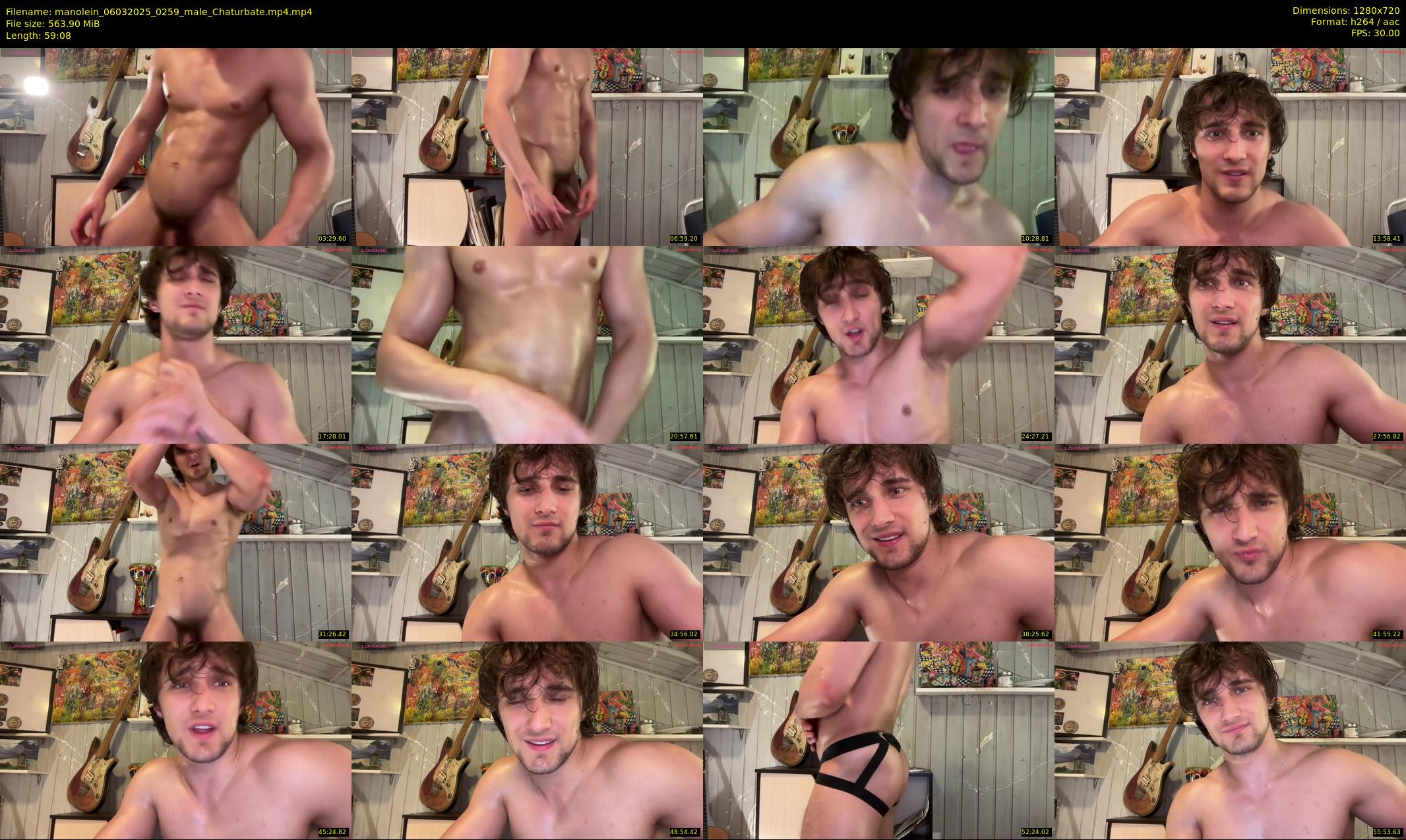 manolein — 60 minute Chaturbate male cam show recording, 720p, Mar 6, 2025