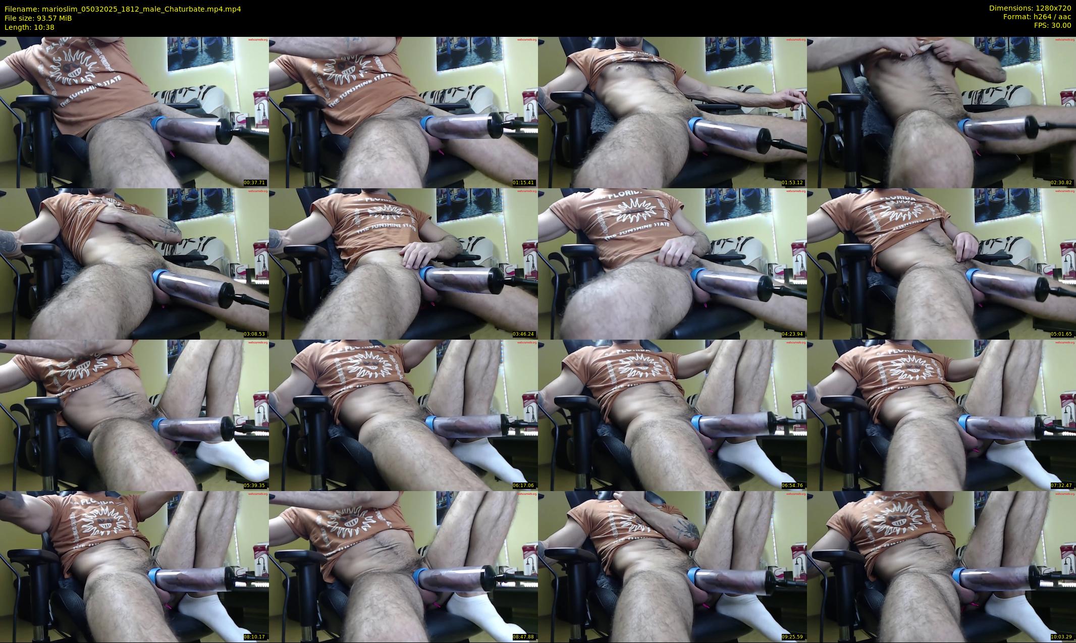 marioslim — 11 minute Chaturbate male cam show recording, 720p, Mar 5, 2025