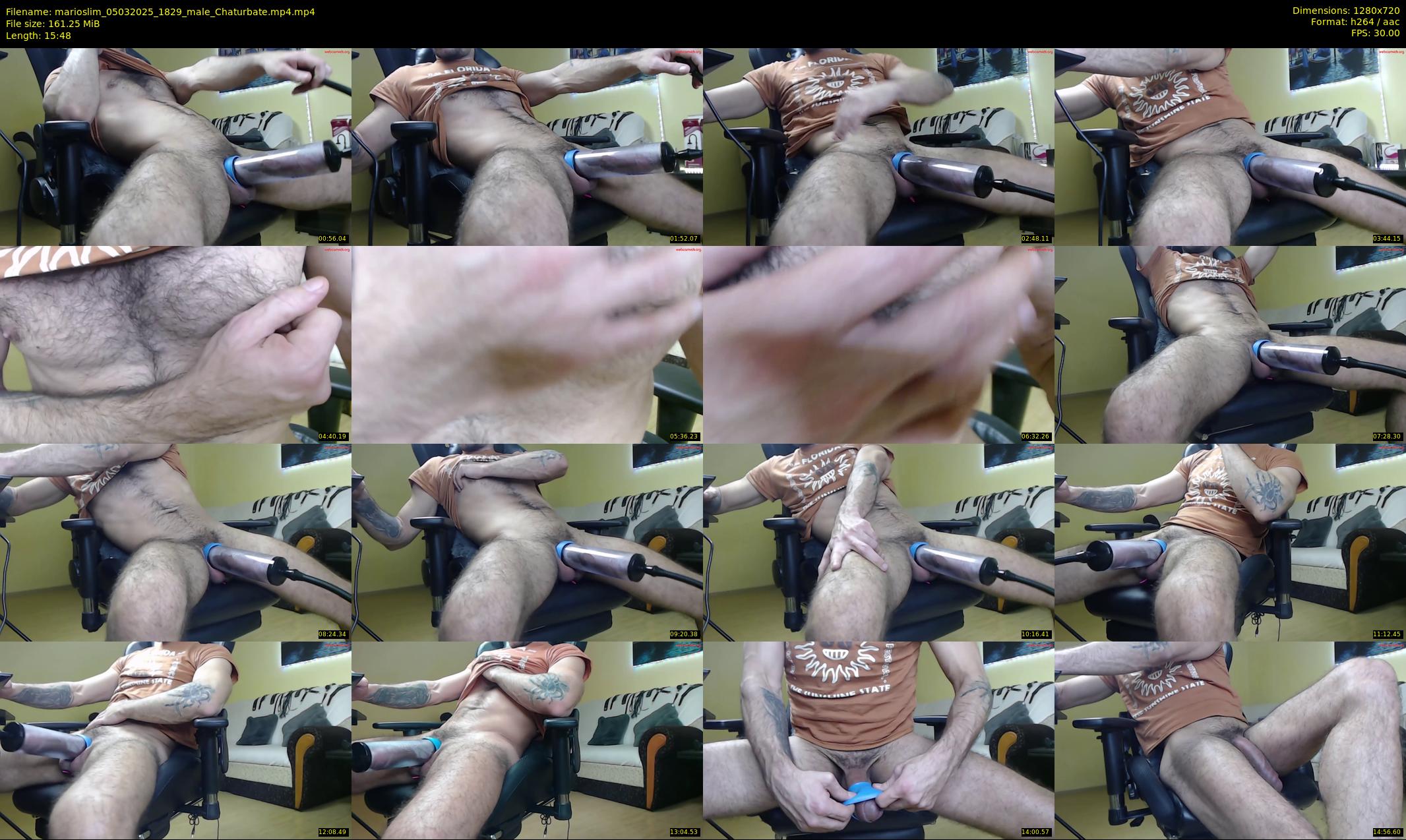 marioslim — 16 minute Chaturbate male cam show recording, 720p, Mar 5, 2025