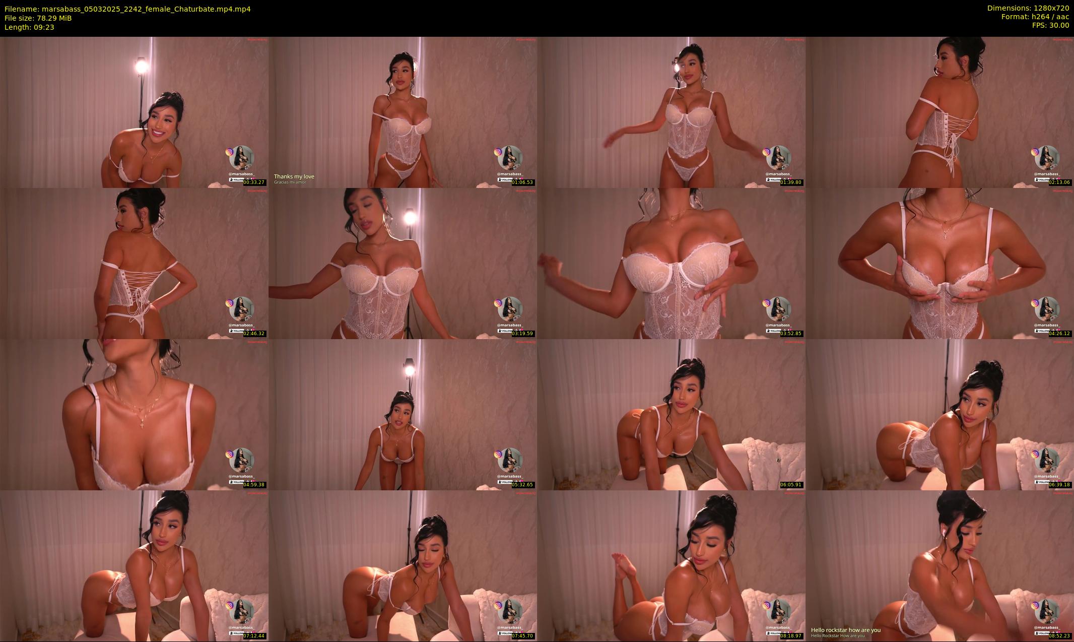 marsabass — 10 minute Chaturbate female cam show recording, 720p, Mar 5, 2025