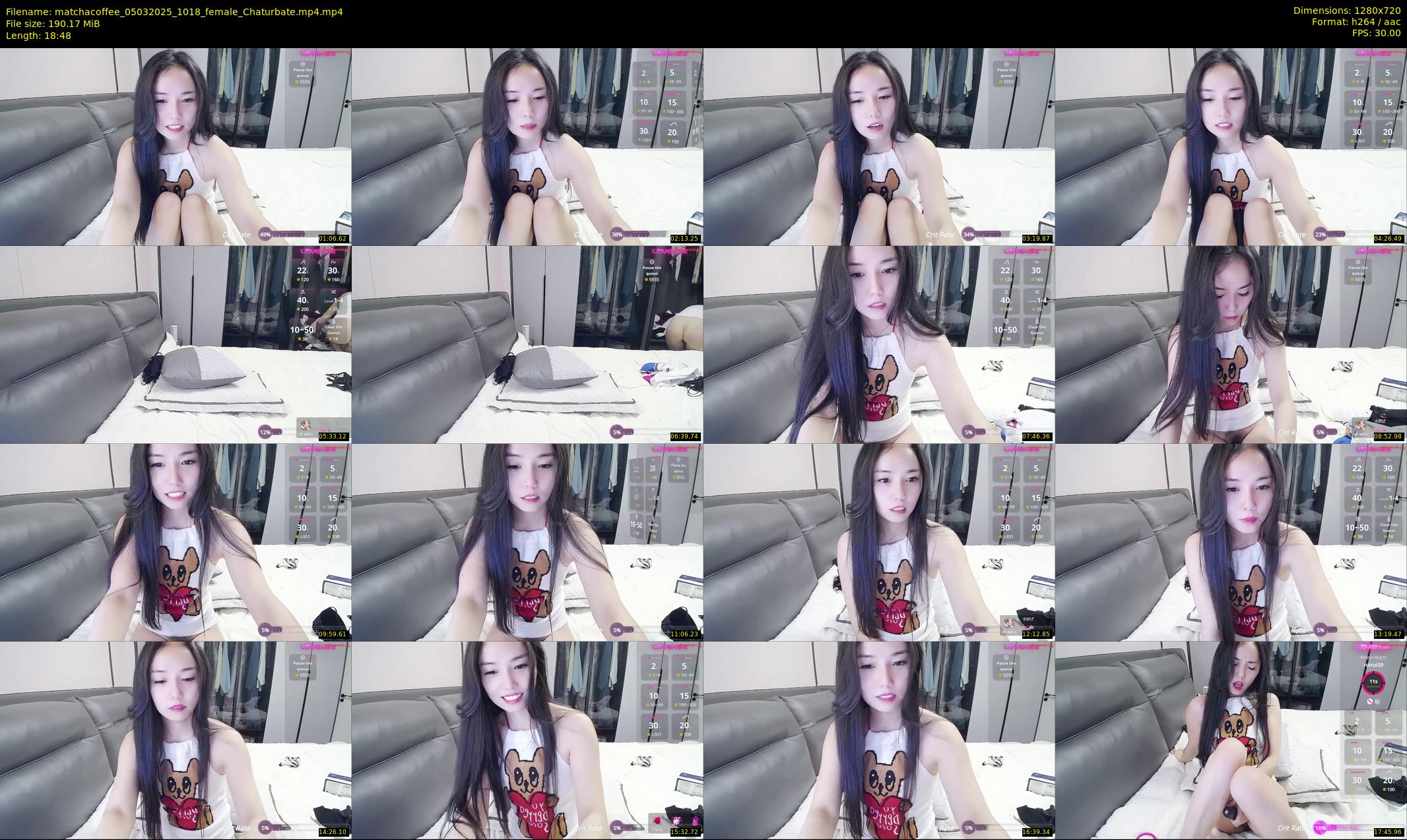matchacoffee — 19 minute Chaturbate female cam show recording, 720p, Mar 5, 2025