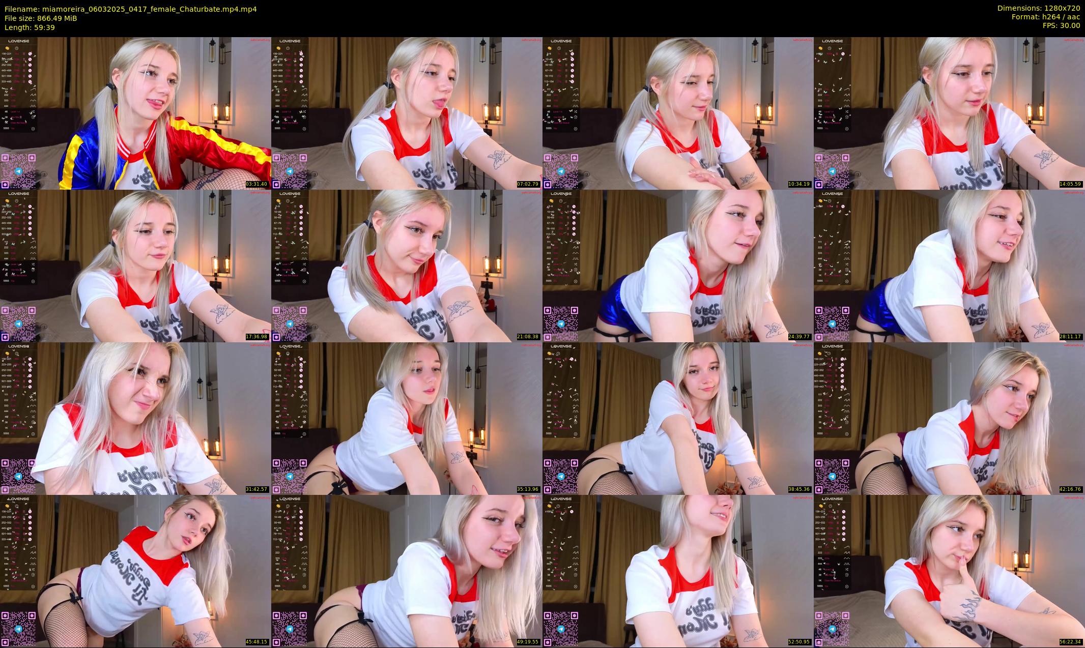 miamoreira — 60 minute Chaturbate female cam show recording, 720p, Mar 6, 2025