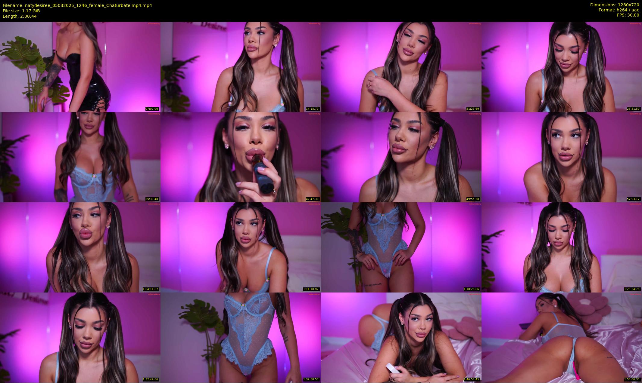 natydesiree — 121 minute Chaturbate female cam show recording, 720p, Mar 5, 2025