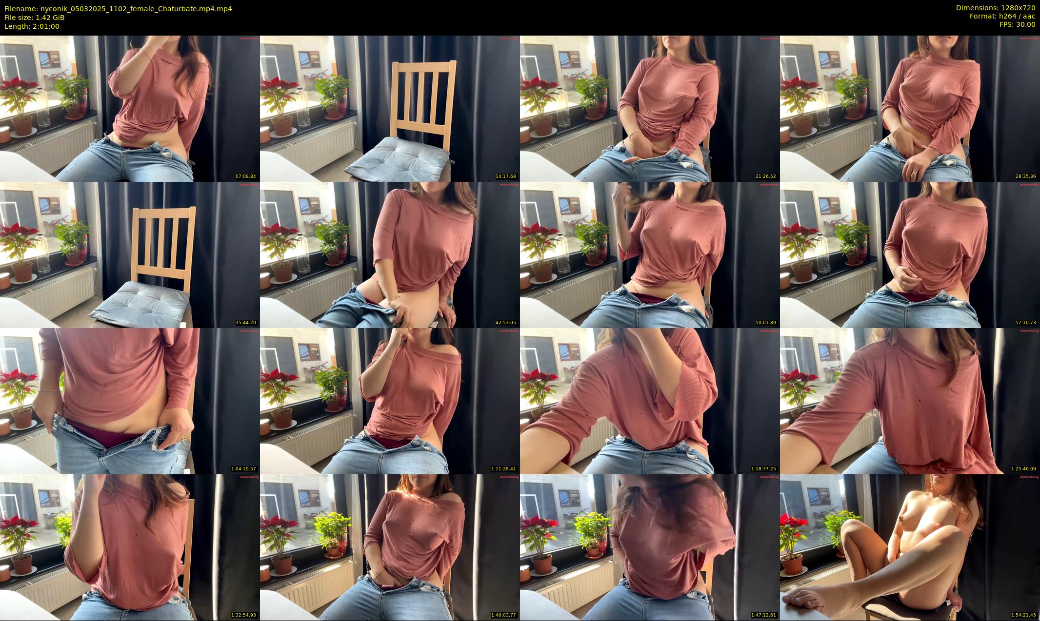 nyconik — 121 minute Chaturbate female cam show recording, 720p, Mar 5, 2025