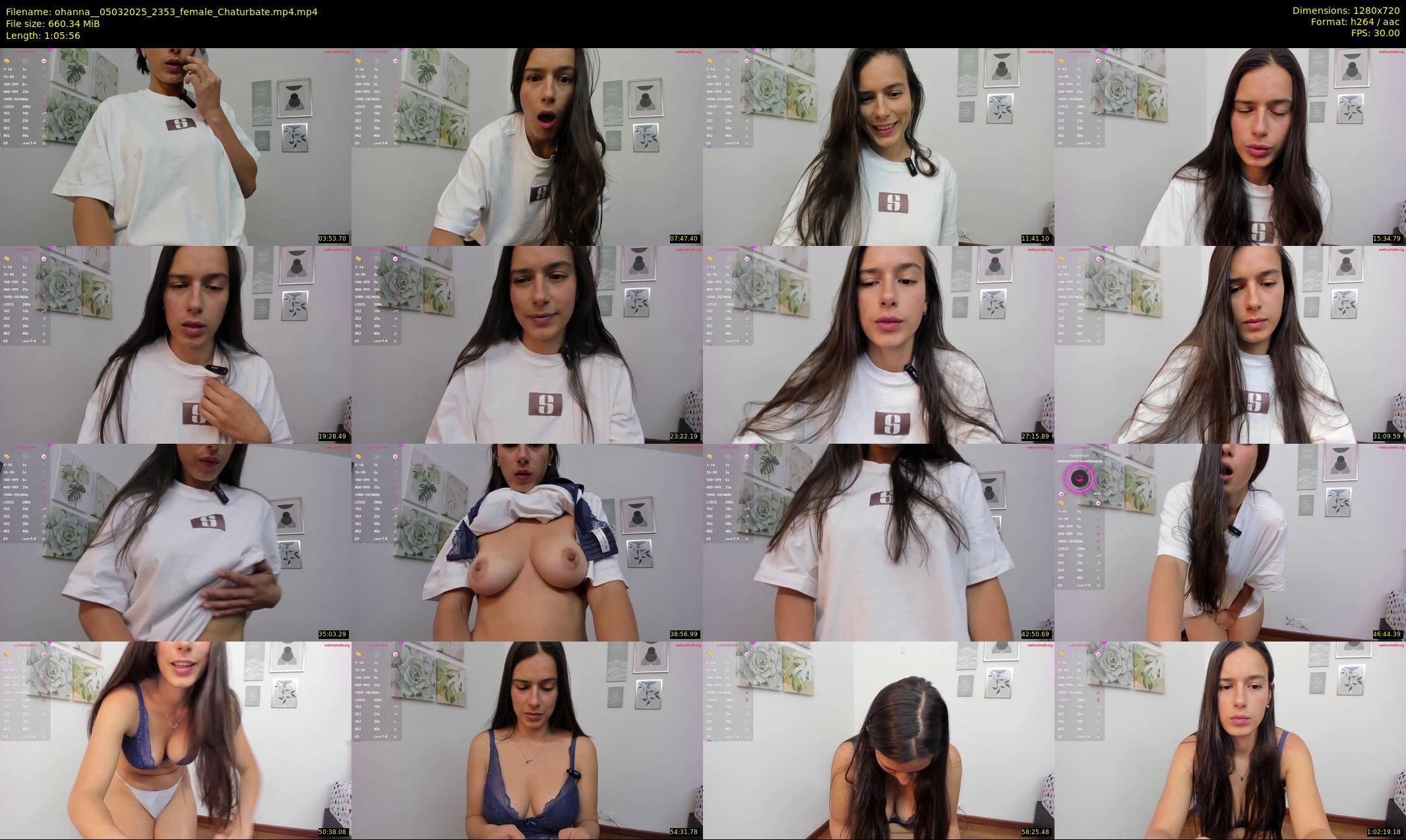 ohanna_ — 66 minute Chaturbate female cam show recording, 720p, Mar 5, 2025