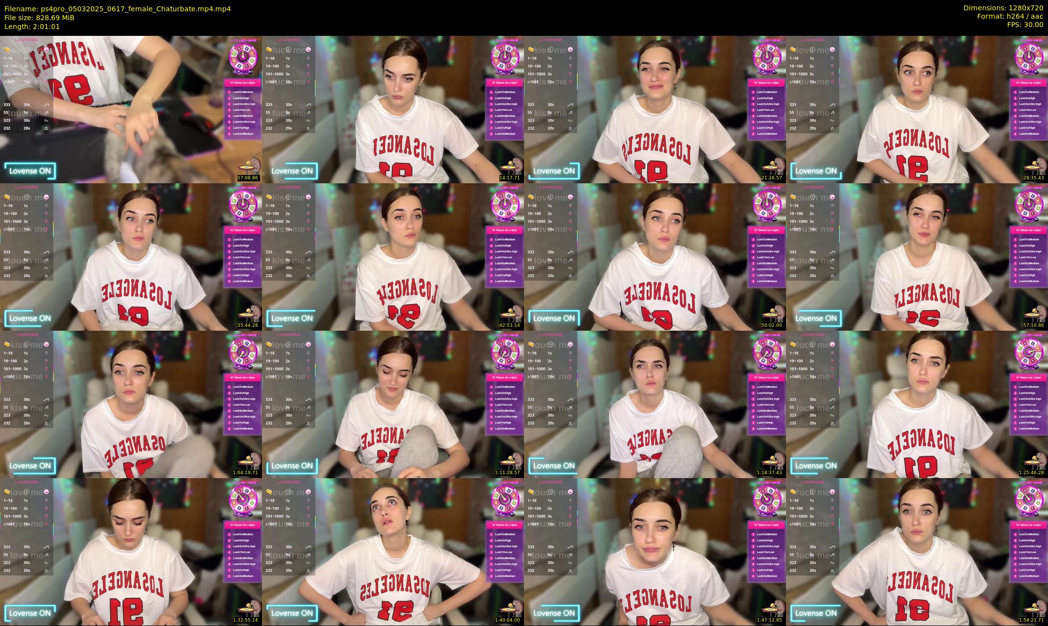 ps4pro — 122 minute Chaturbate female cam show recording, 720p, Mar 5, 2025