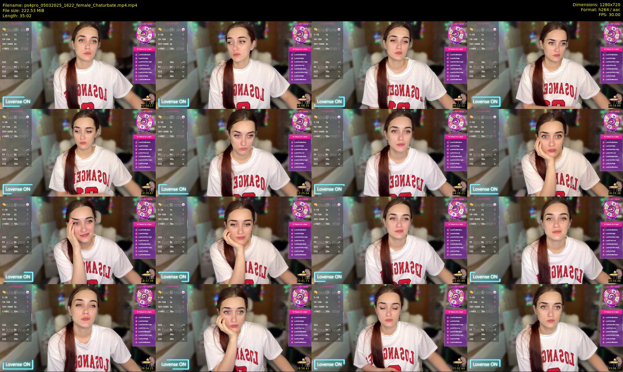ps4pro — 36 minute Chaturbate female cam show recording, 720p, Mar 5, 2025