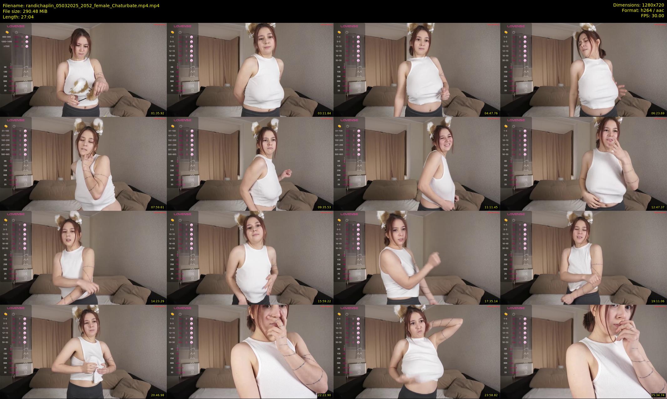 randichaplin — 28 minute Chaturbate female cam show recording, 720p, Mar 5, 2025