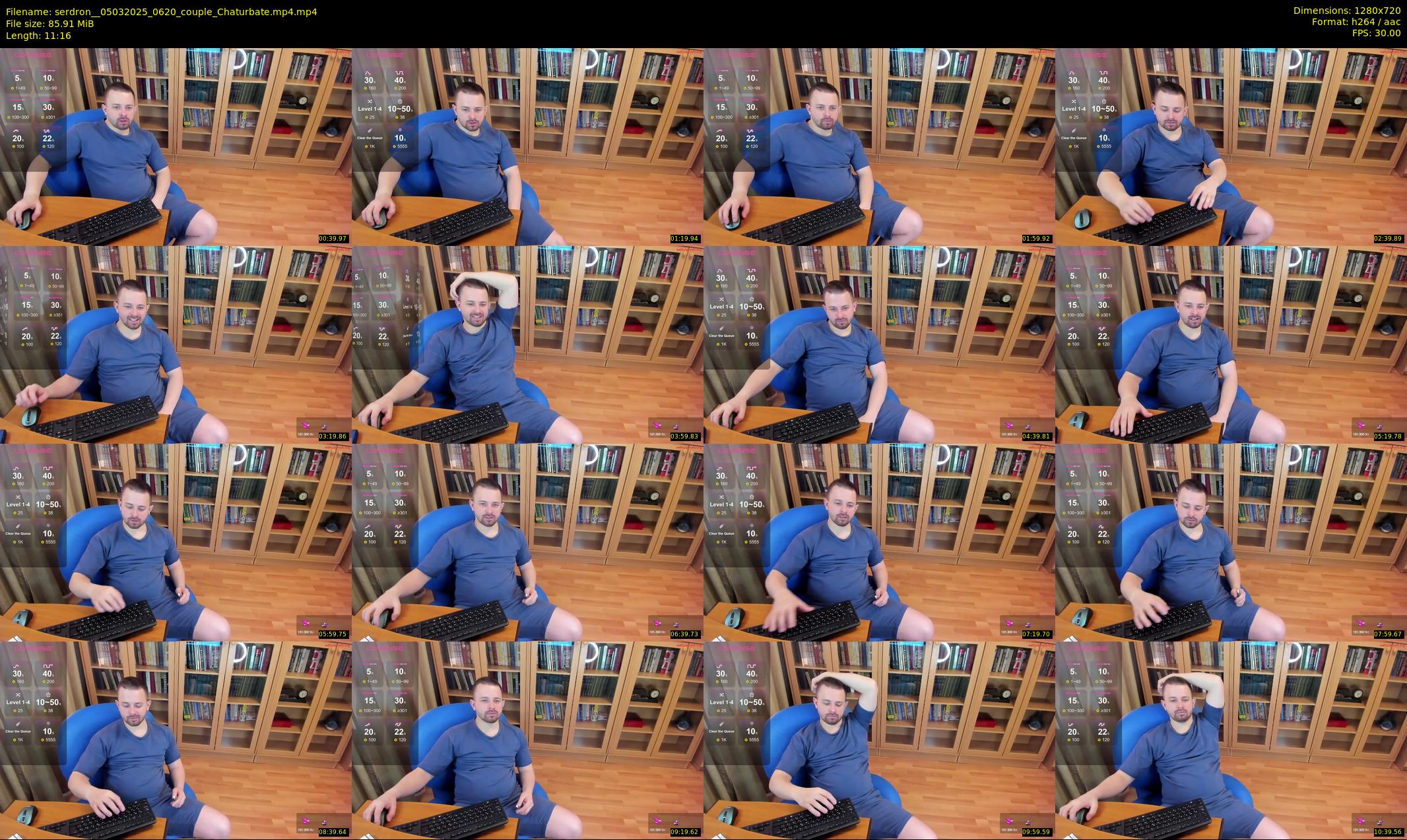 serdron_ — 12 minute Chaturbate couple cam show recording, 720p, Mar 5, 2025