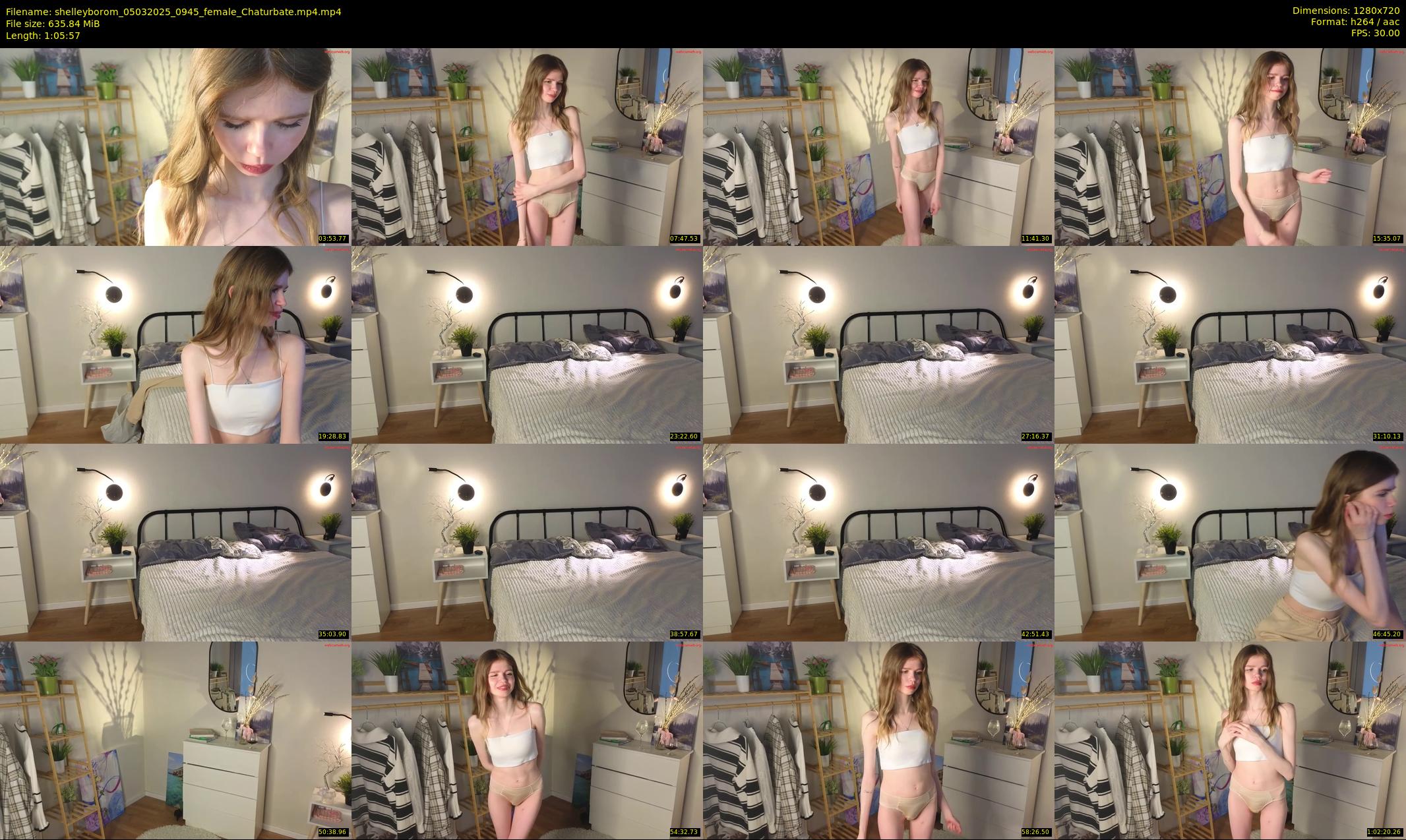 shelleyborom — 66 minute Chaturbate female cam show recording, 720p, Mar 5, 2025