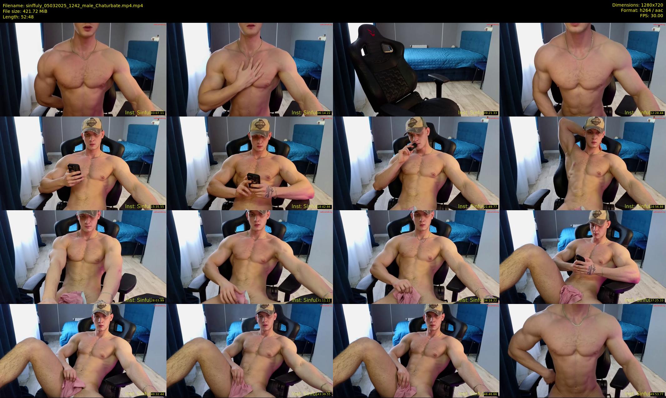sinffuly — 53 minute Chaturbate male cam show recording, 720p, Mar 5, 2025
