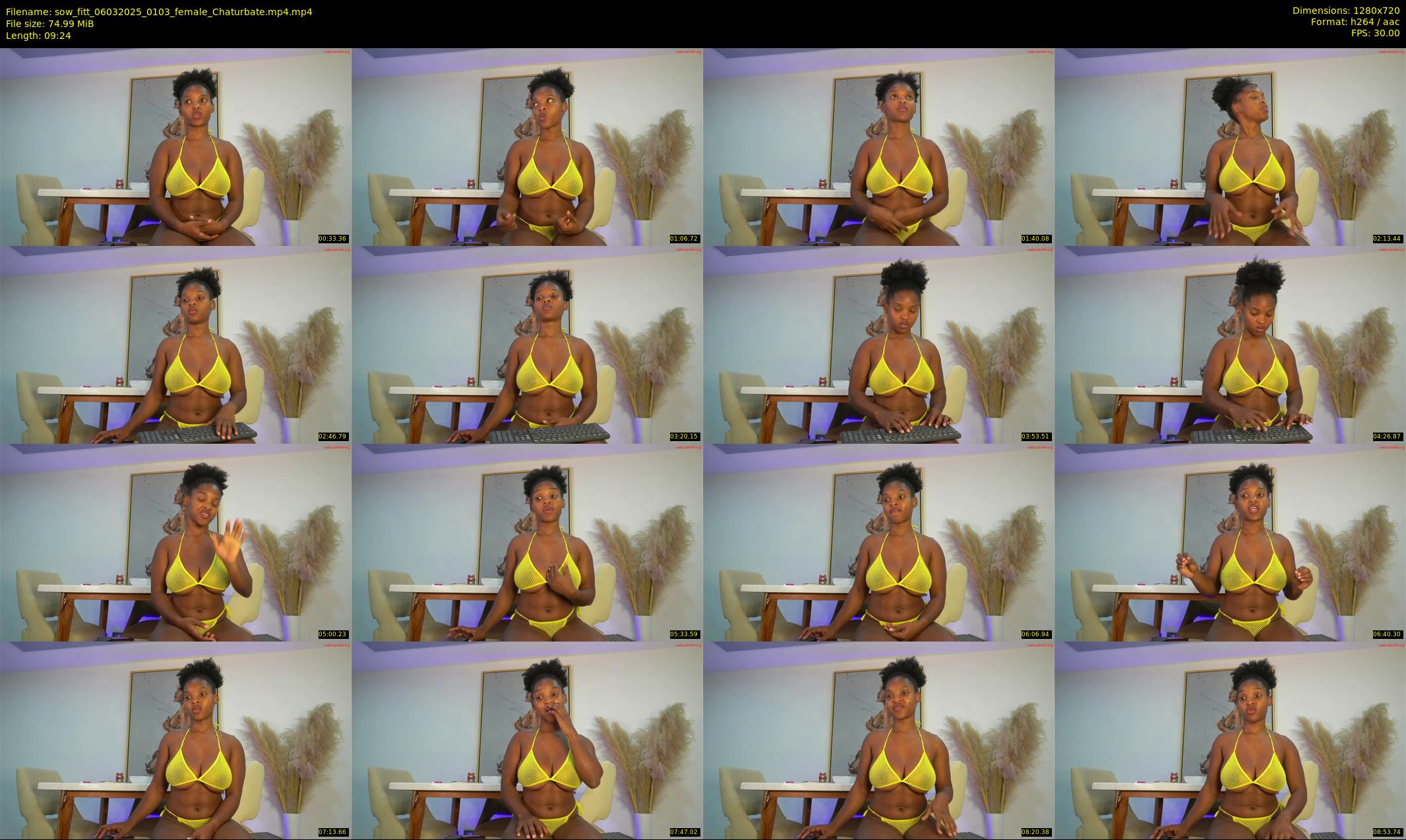 sow_fitt — 10 minute Chaturbate female cam show recording, 720p, Mar 6, 2025