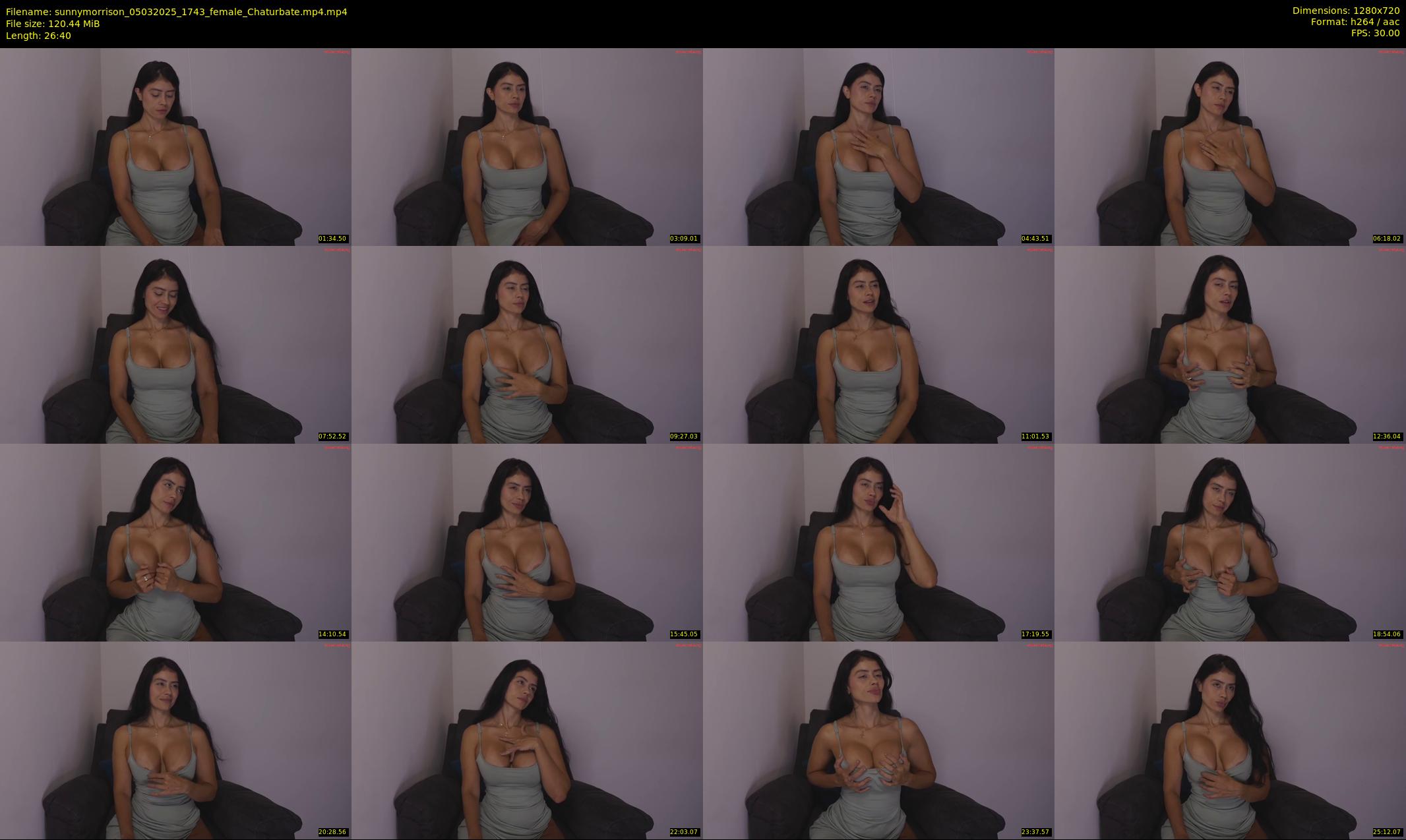 sunnymorrison — 27 minute Chaturbate female cam show recording, 720p, Mar 5, 2025